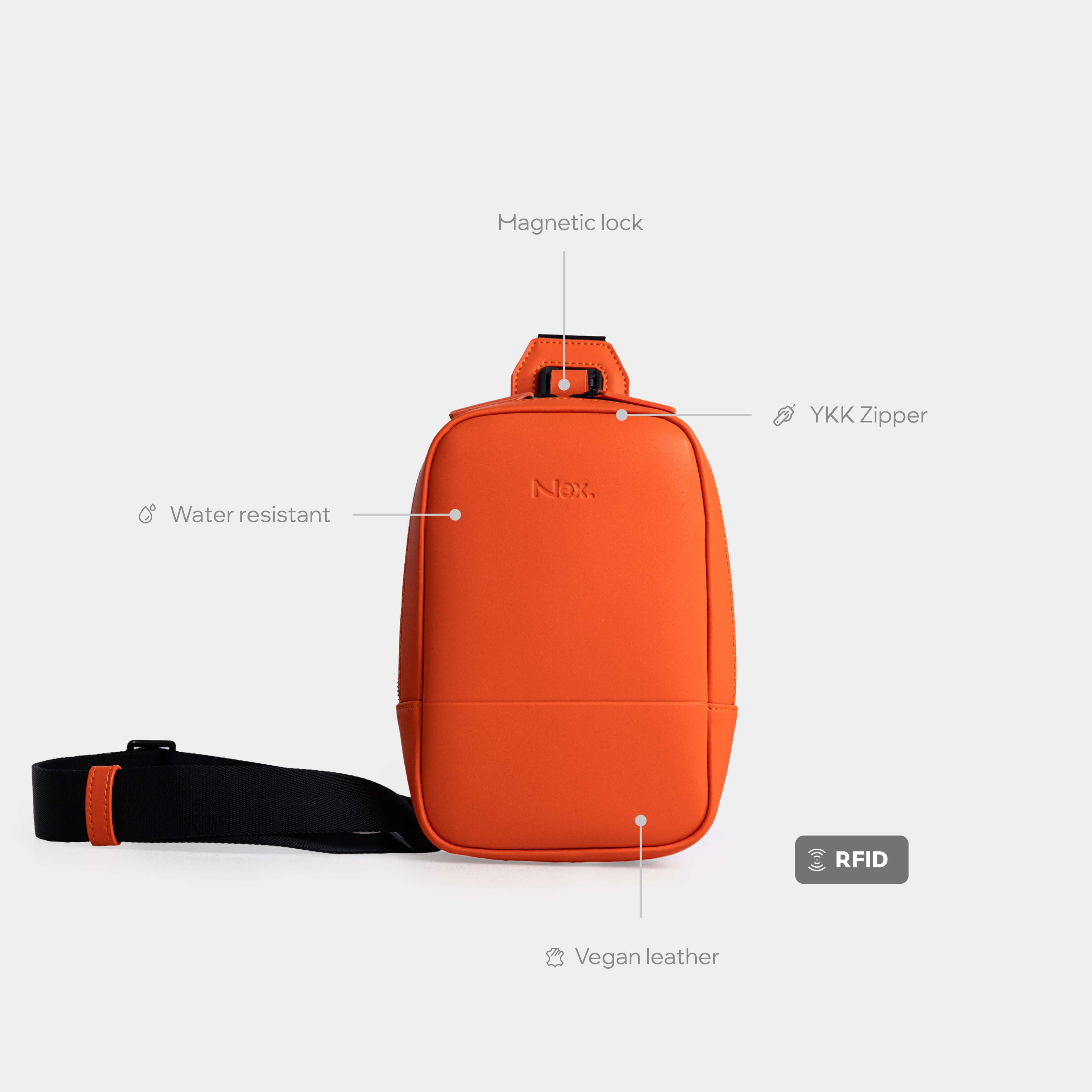 Japan Magnetic Chest Bag