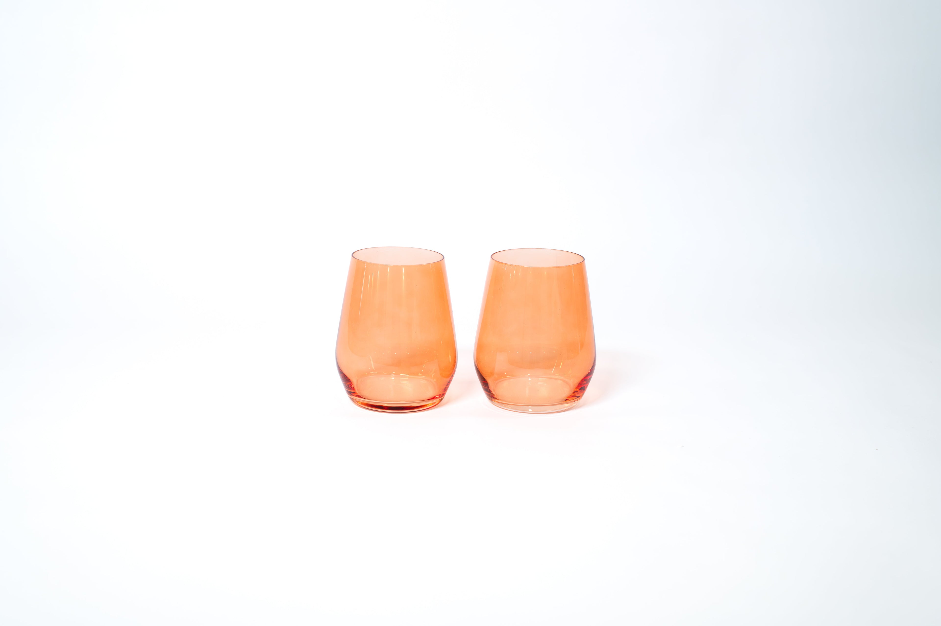 Aperol Orange - Stemless Colored Wine Glass
