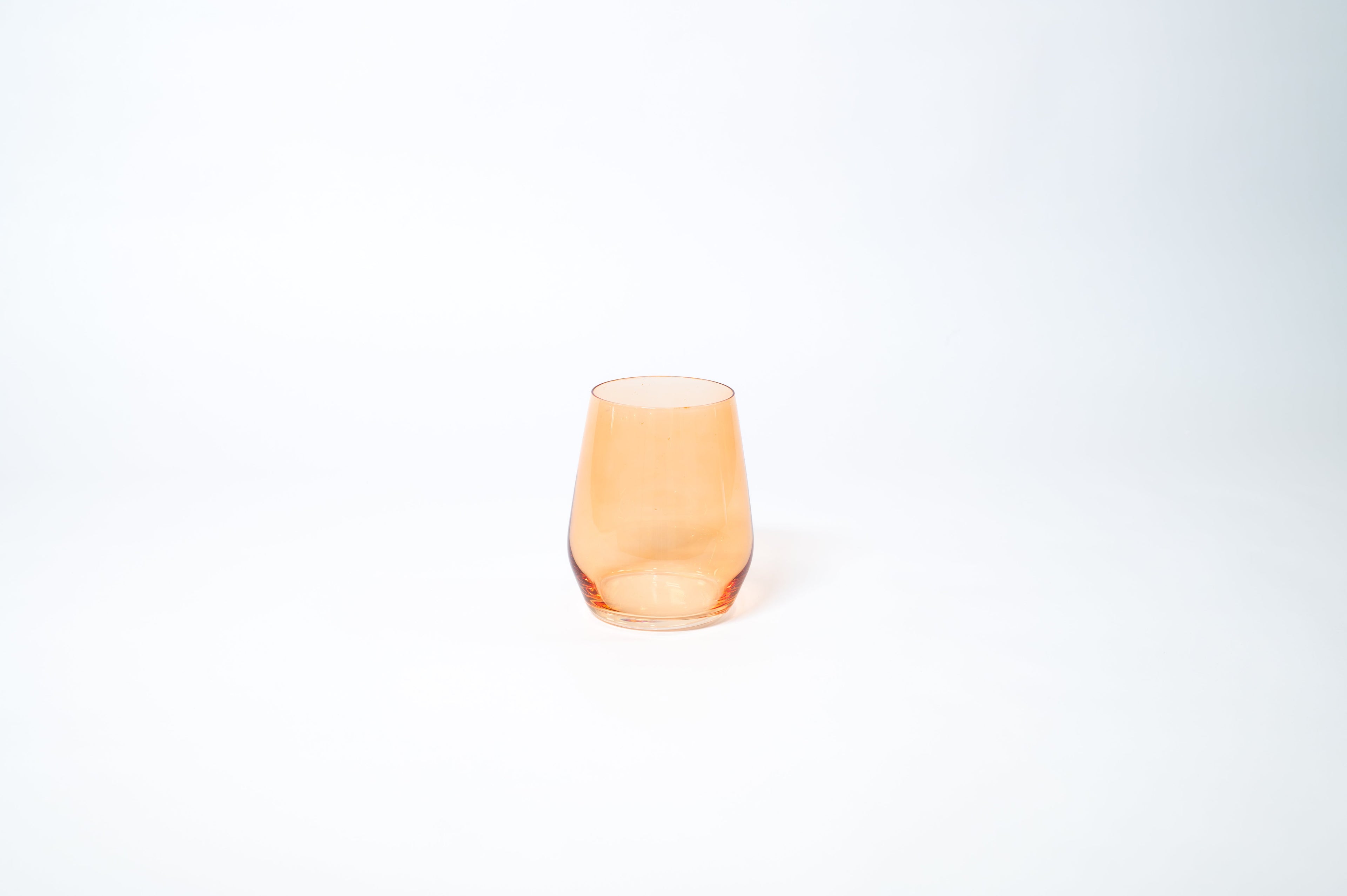 Creamsicle - Colored Wine Glass