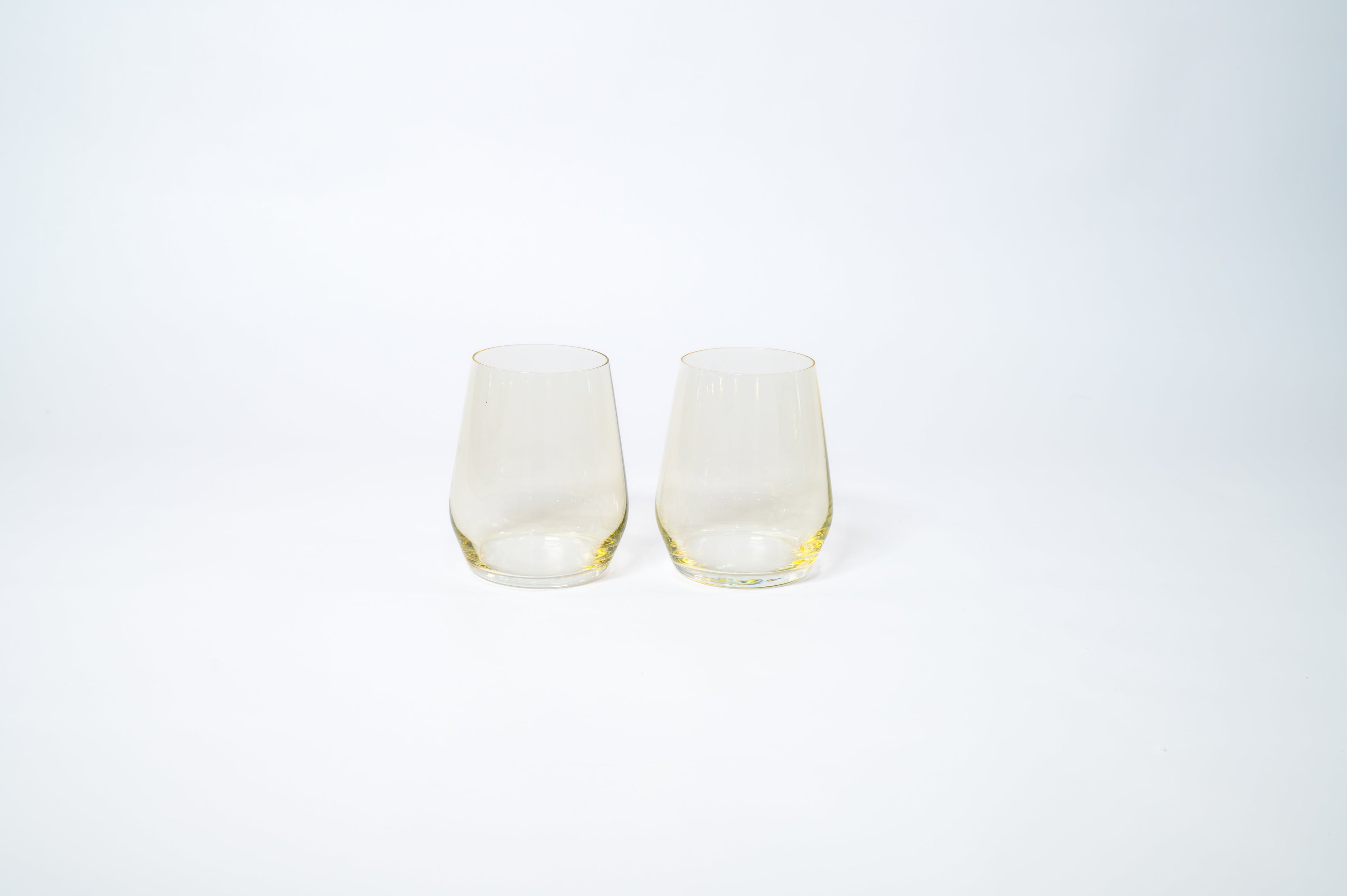 Lemon Drop Yellow- Stemless Colored Wine Glass