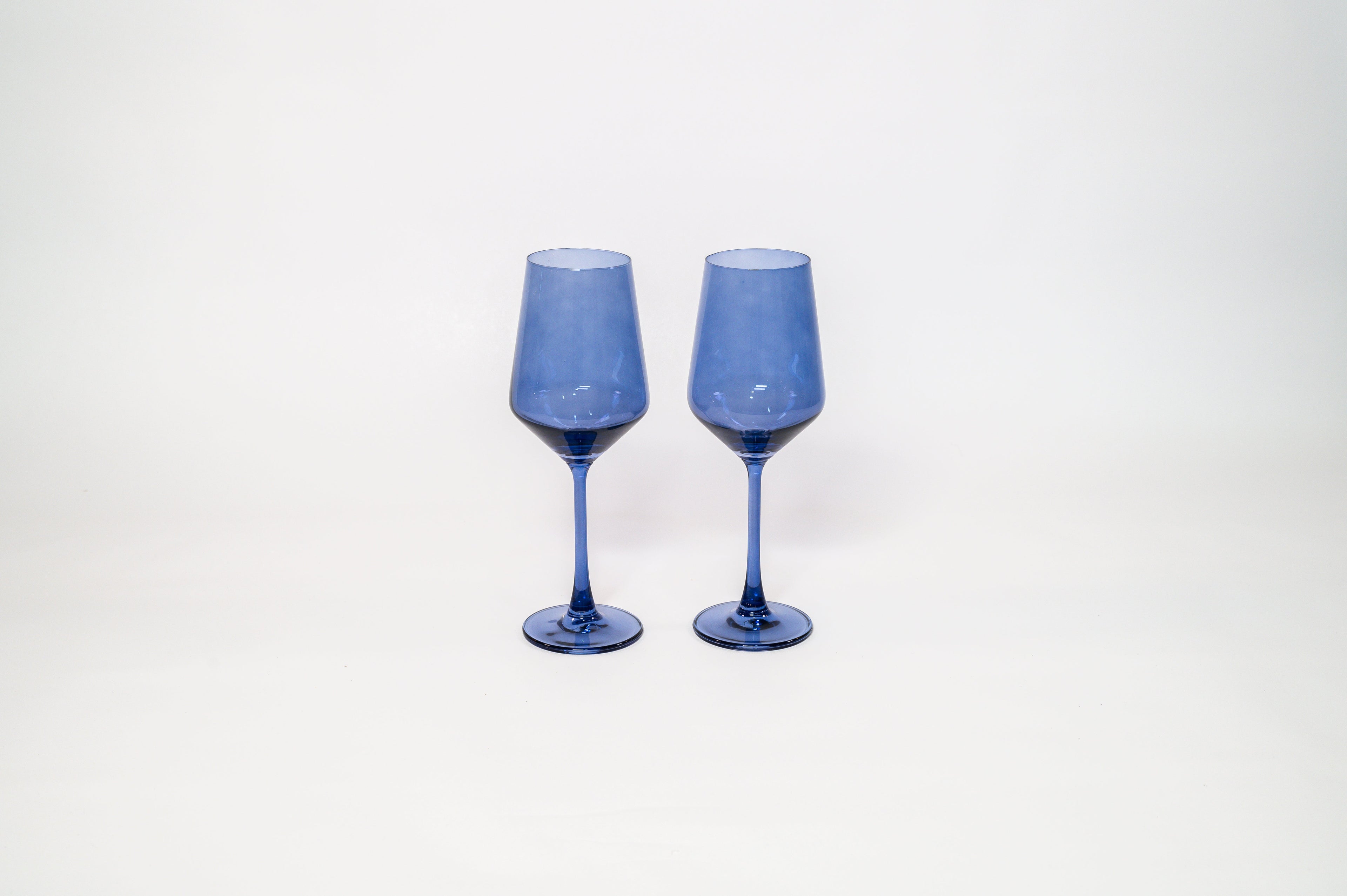 Indigo-go - Stemless Colored Wine Glass