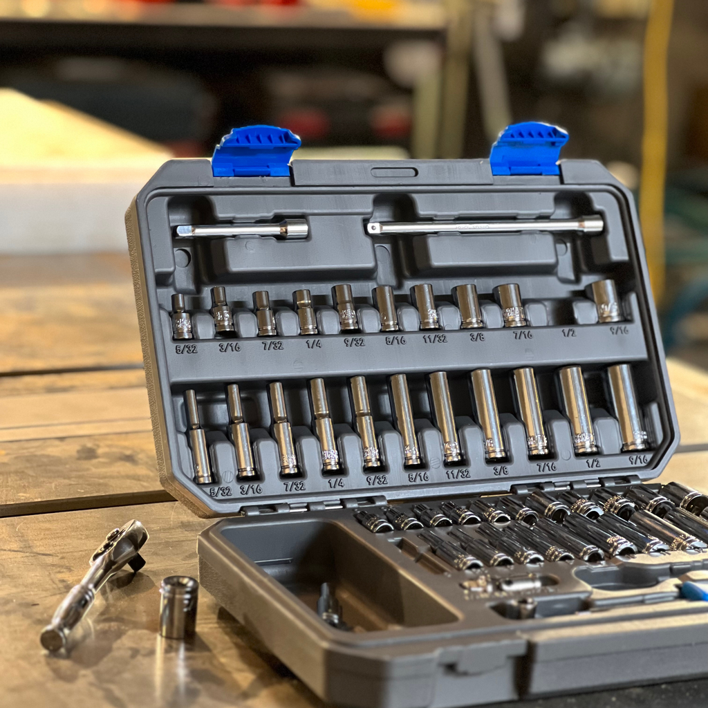 APOLLO TOOLS - DT0004-50 Piece ¼” Drive Socket Set