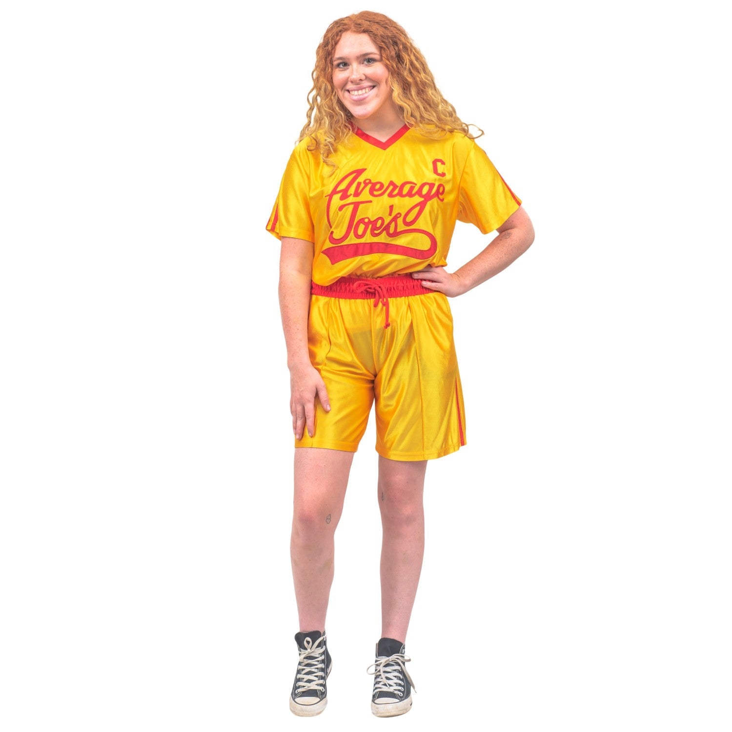 Dodgeball Joe's Team Captain La Fleur Top and Shorts Set Halloween Costume Cosplay