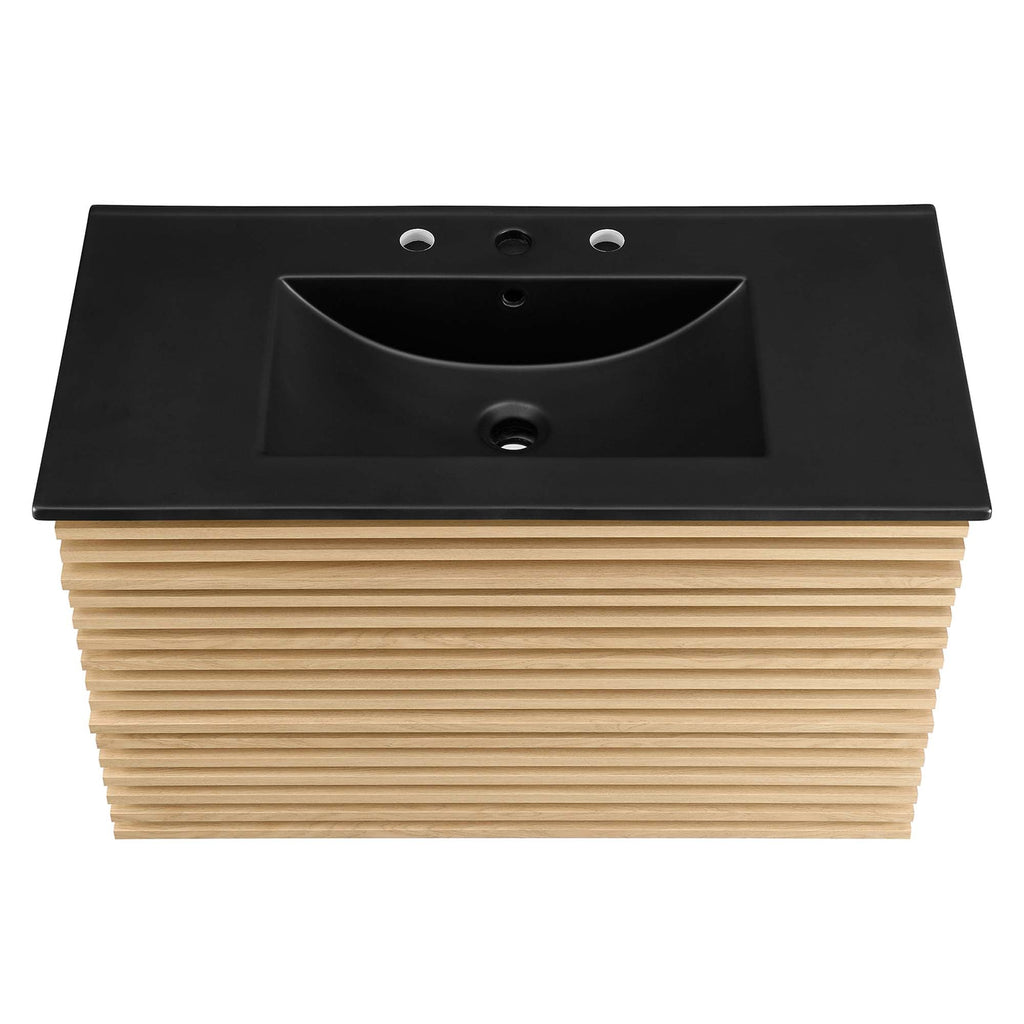 Render 36" Wall-Mount Bathroom Vanity by Modway