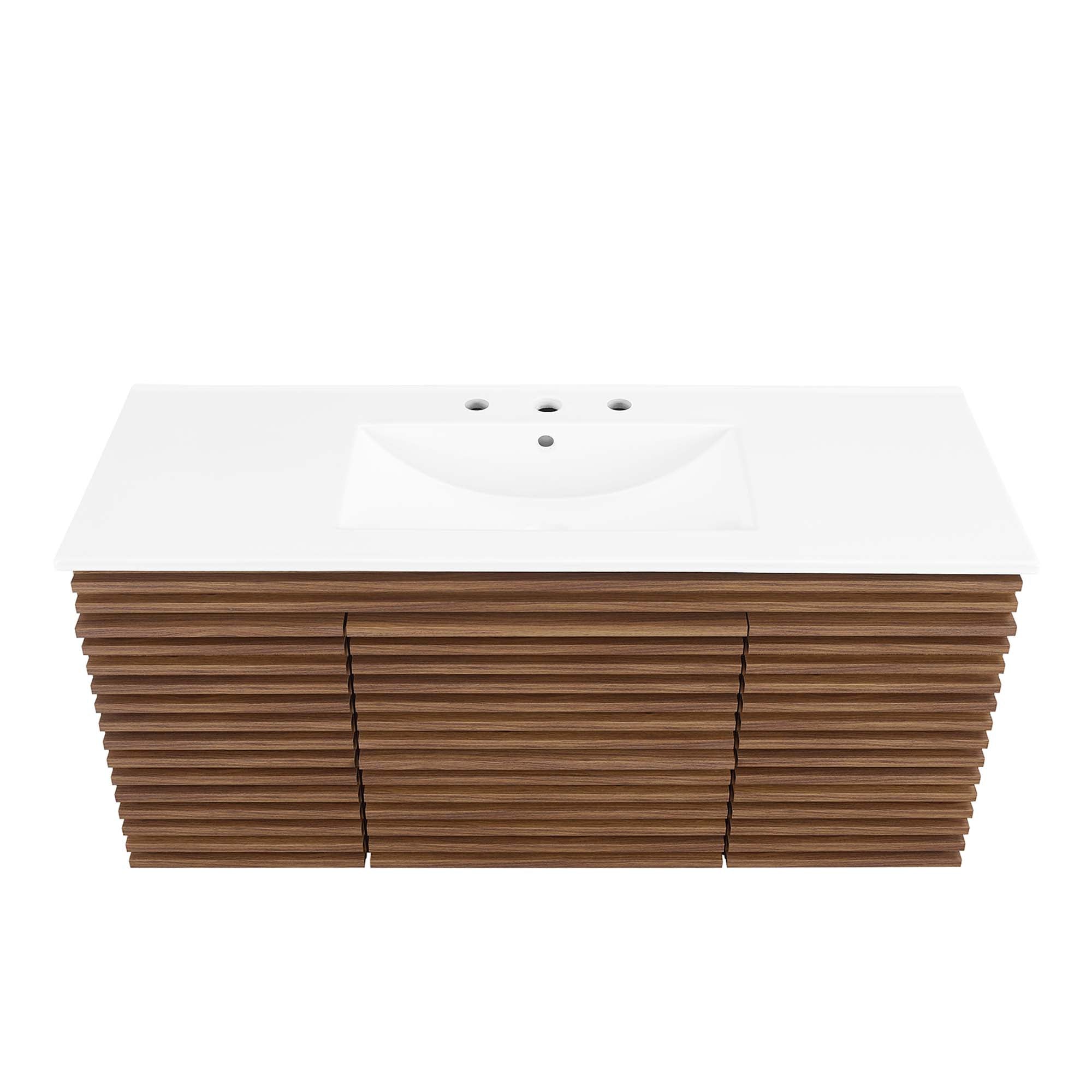 Render 48" Wall-Mount Bathroom Vanity by Modway