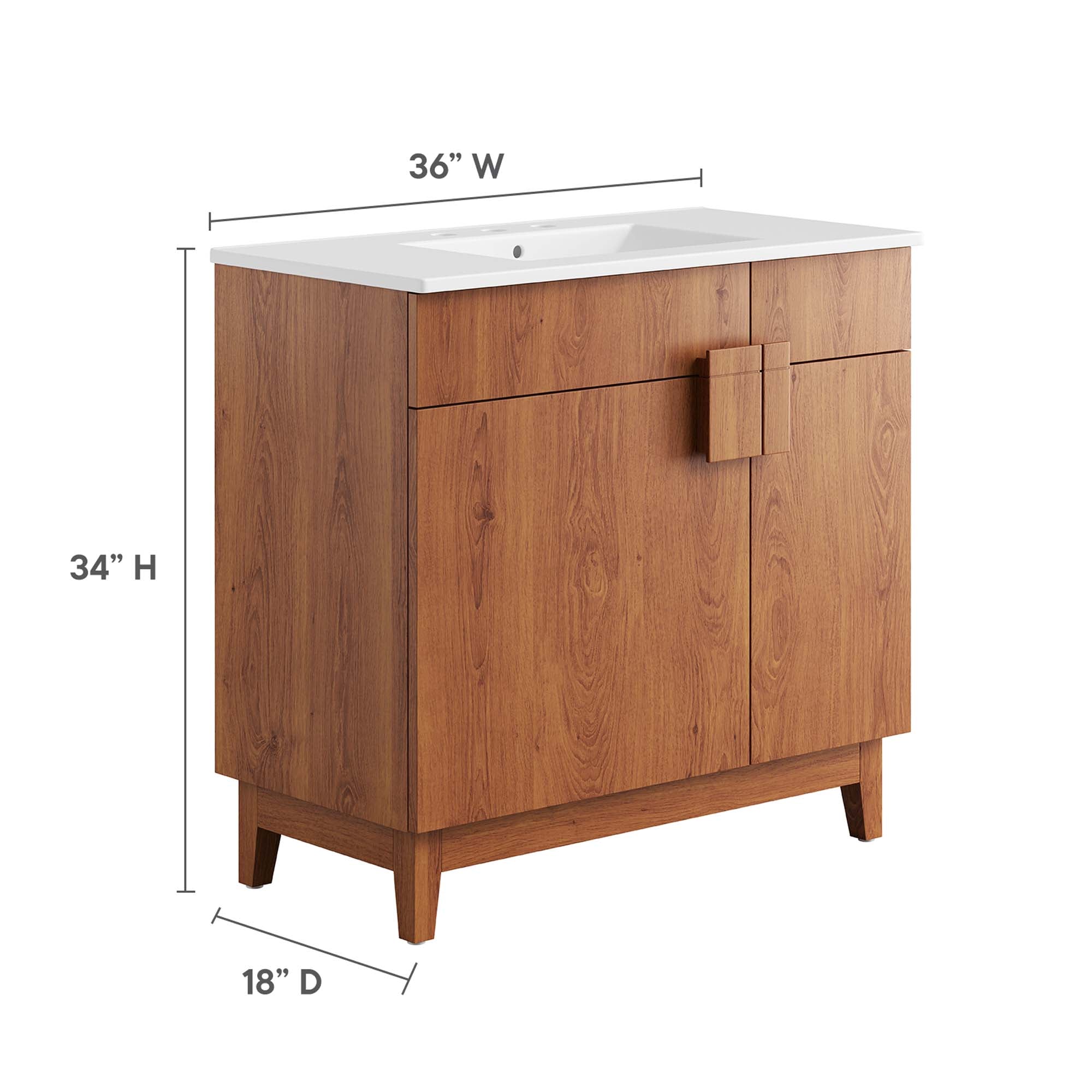 Miles 36" Bathroom Vanity by Modway