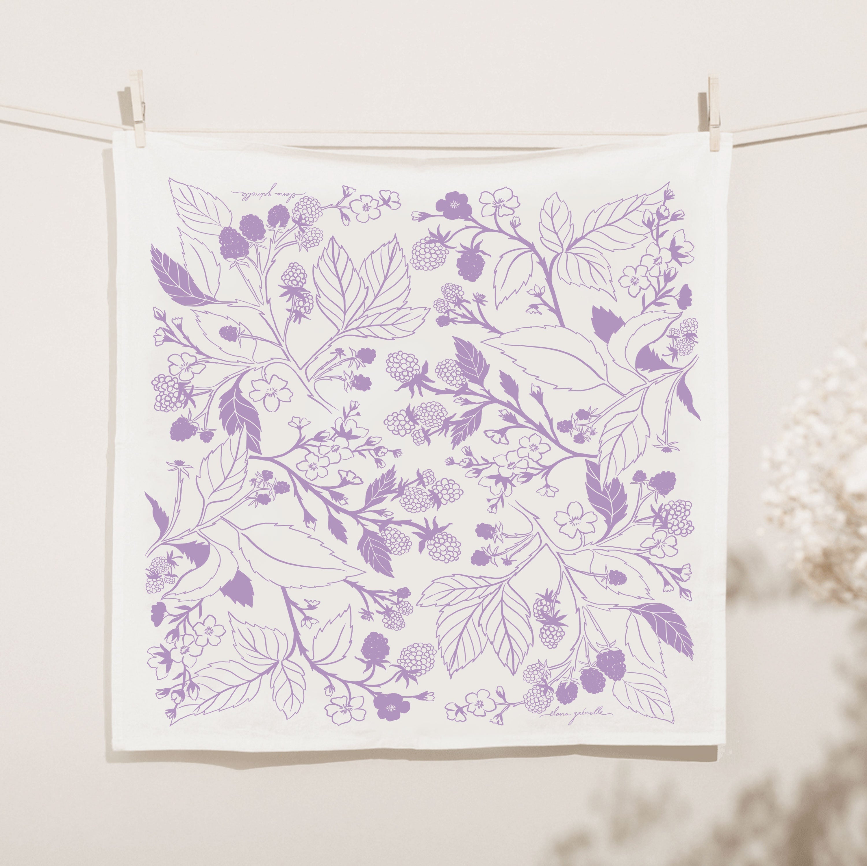 Berries Cotton Tea Towel