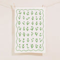 Tulips Linen Tea Towel