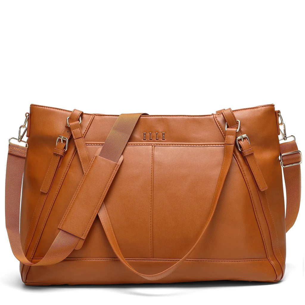 Leisure Luxe 33L Vegan Leather Weekender Tote Bag