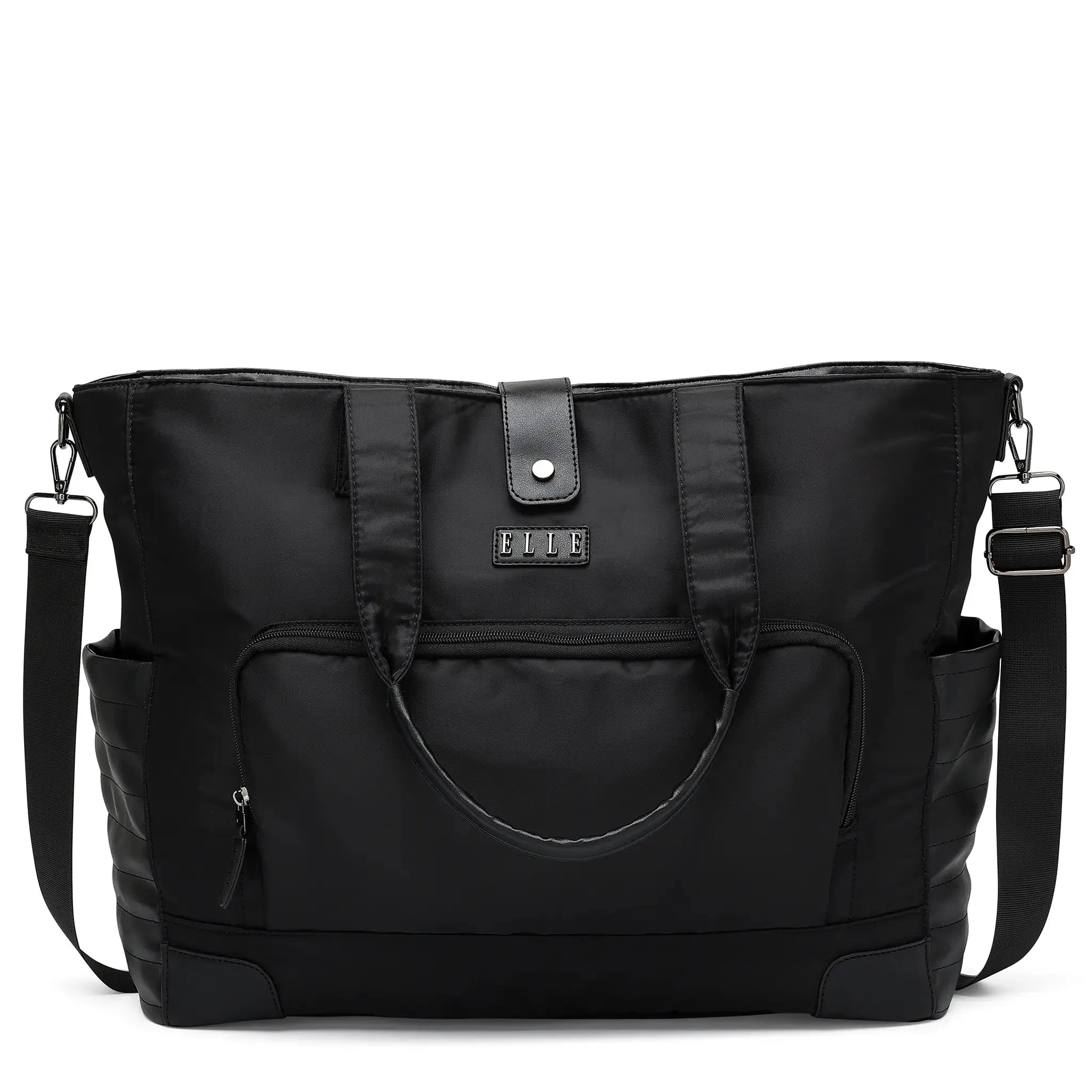 Voyage 25L Twill and Vegan Leather Weekender Tote Bag