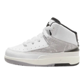 Air Jordan 2 Retro “Python” Toddler Sneaker White/Fire Red-Black-Sail-Cement Grey
