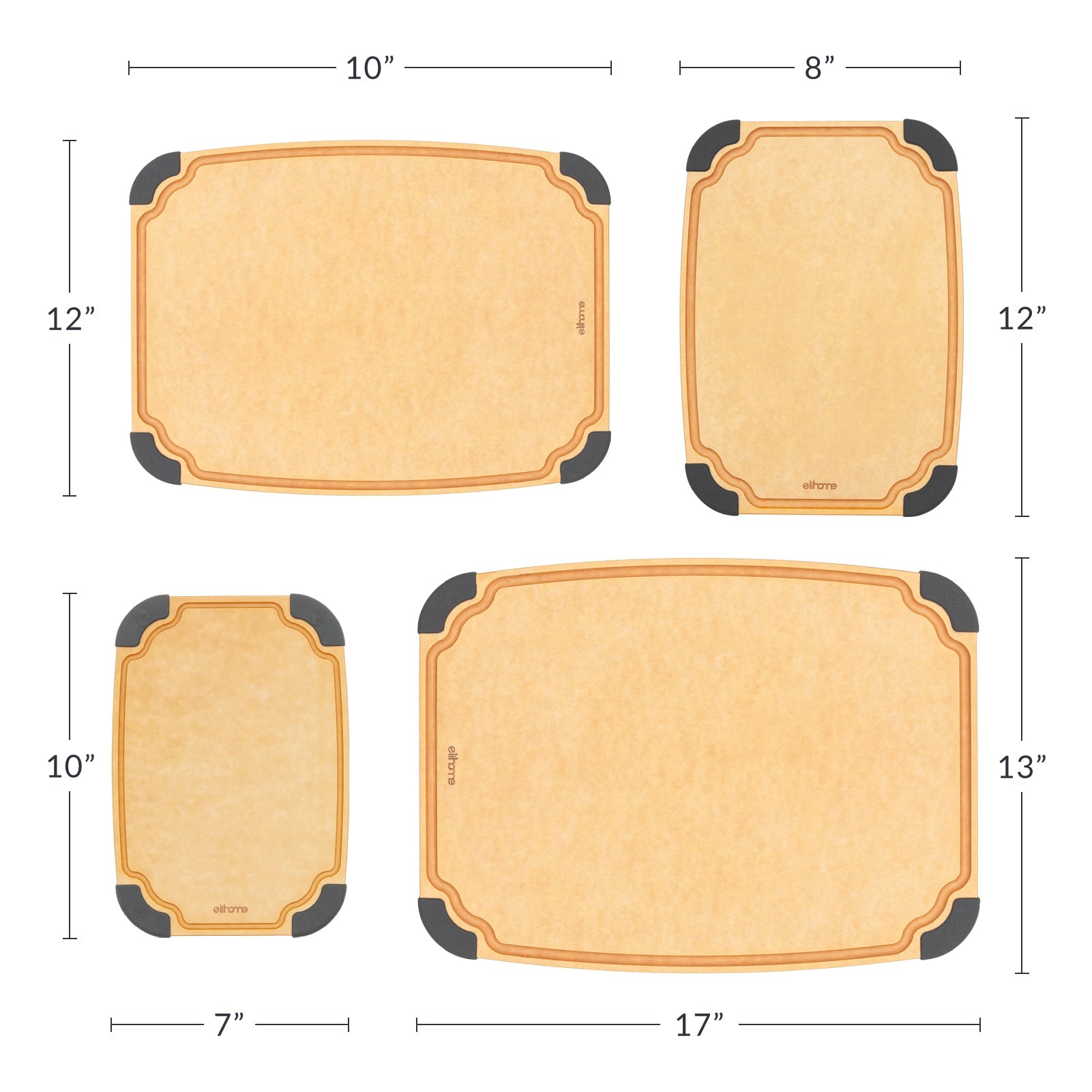 Essential Series Cutting Board,  X-Large -17" x 13"