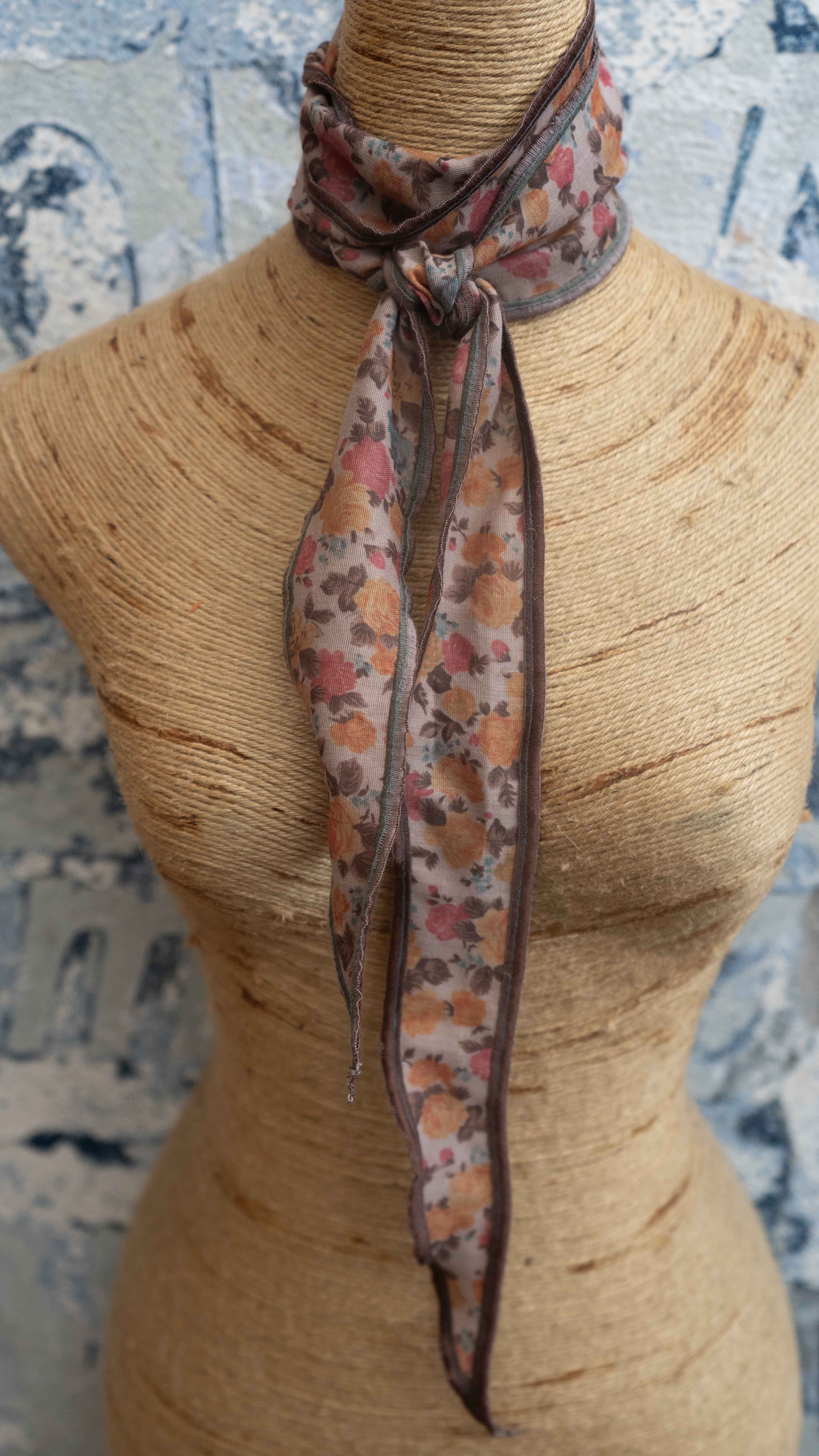 Floral Academy Neck Scarf