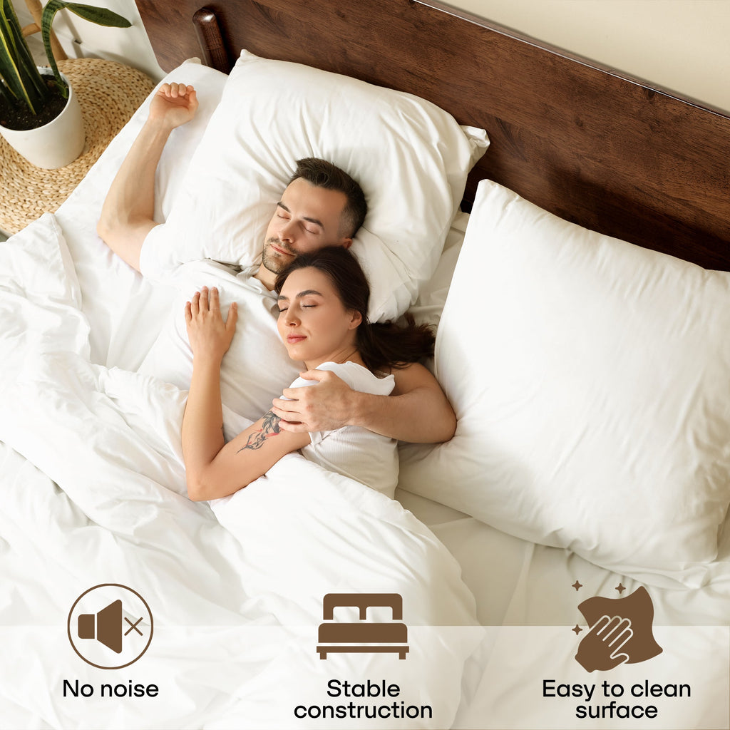 Frida Solid Wood Bed Frame