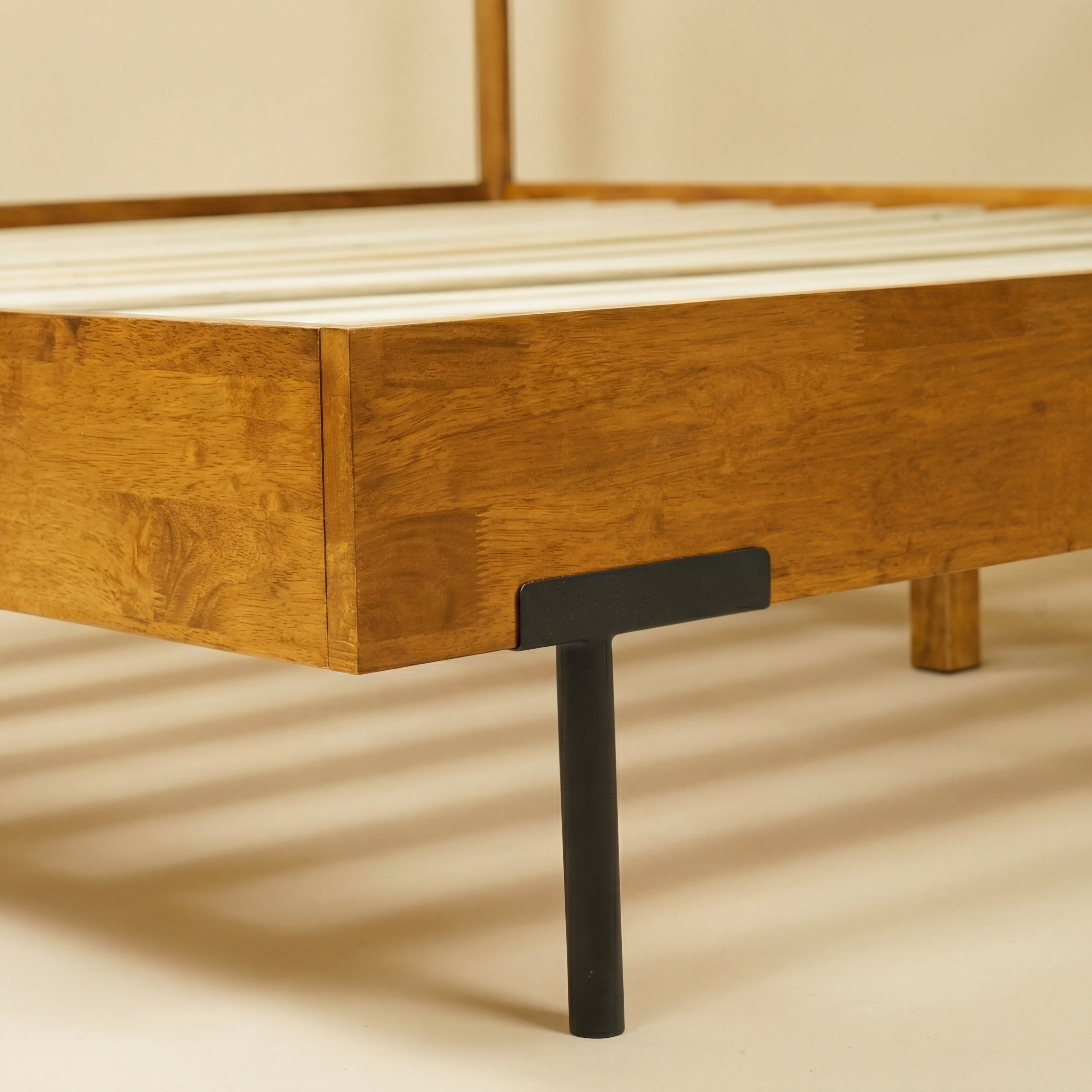 Frida Solid Wood Bed Frame