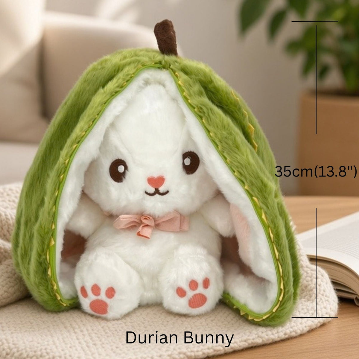Bunny Plush with Strawberry or Carrot Design – Sweet Toy for Kids