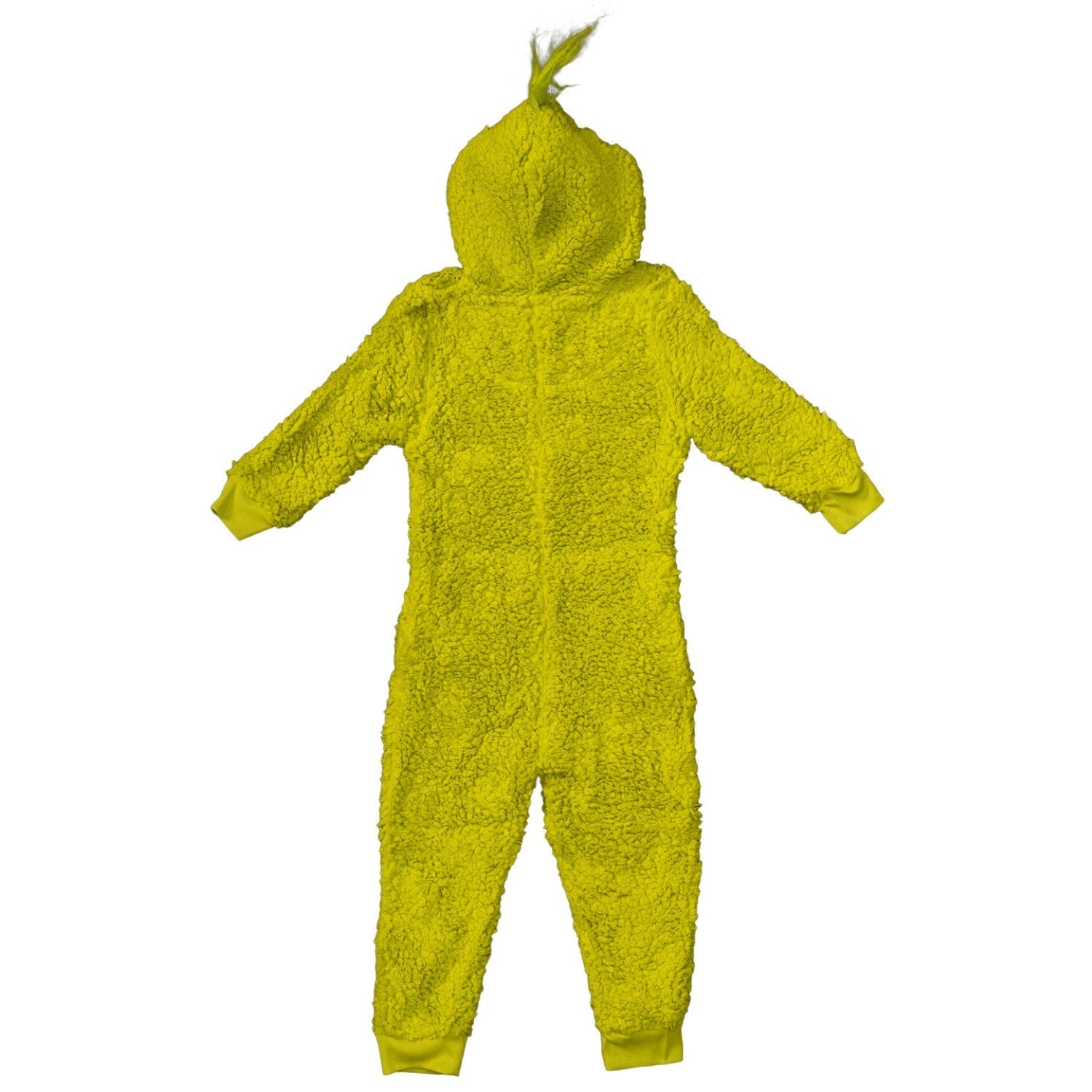Youth Kids Toddler Grinch Sherpa Union Suit Pajamas Halloween Cosplay Costume