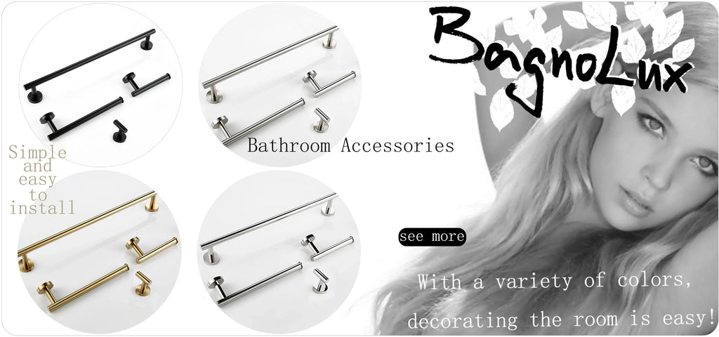 Bathroom Accessories Set Matt Black Finish Wall Toilet Paper Holder Towel Bar Shelf Brush Holders Bath Hardware Set 10 Choice