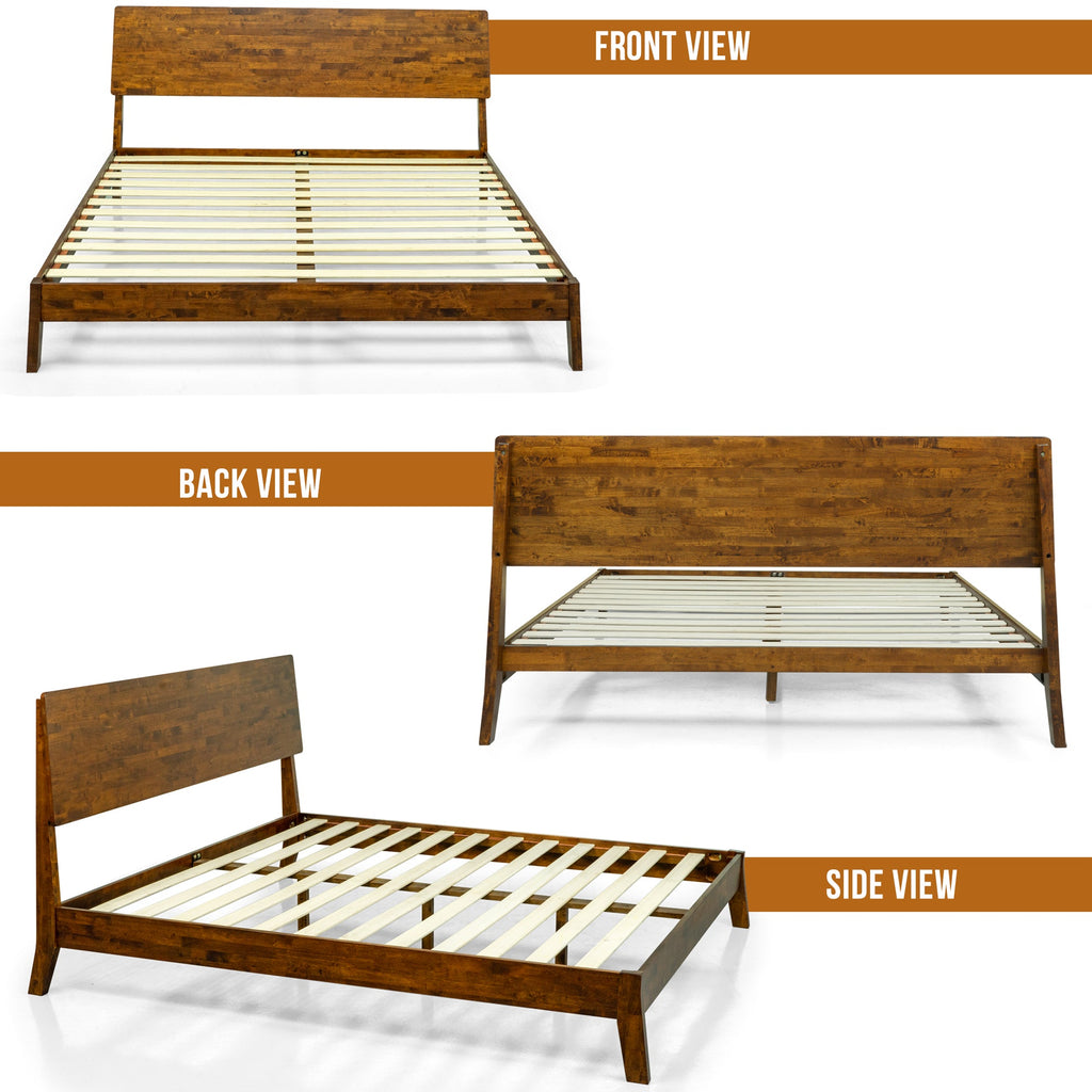 Serenity Solid Wood Bed Frame