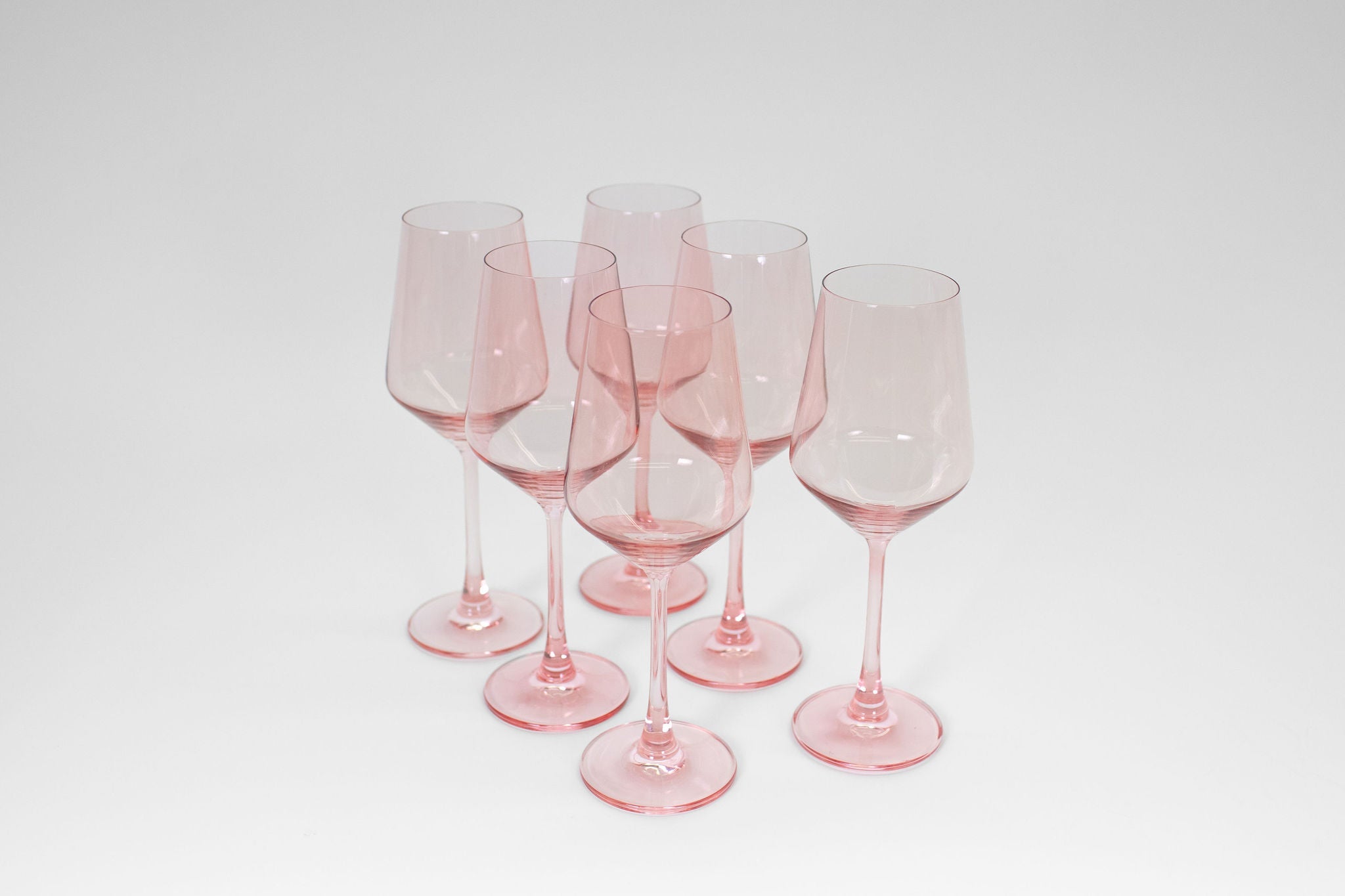 Tickle Me Pink - Colored Wine Glass