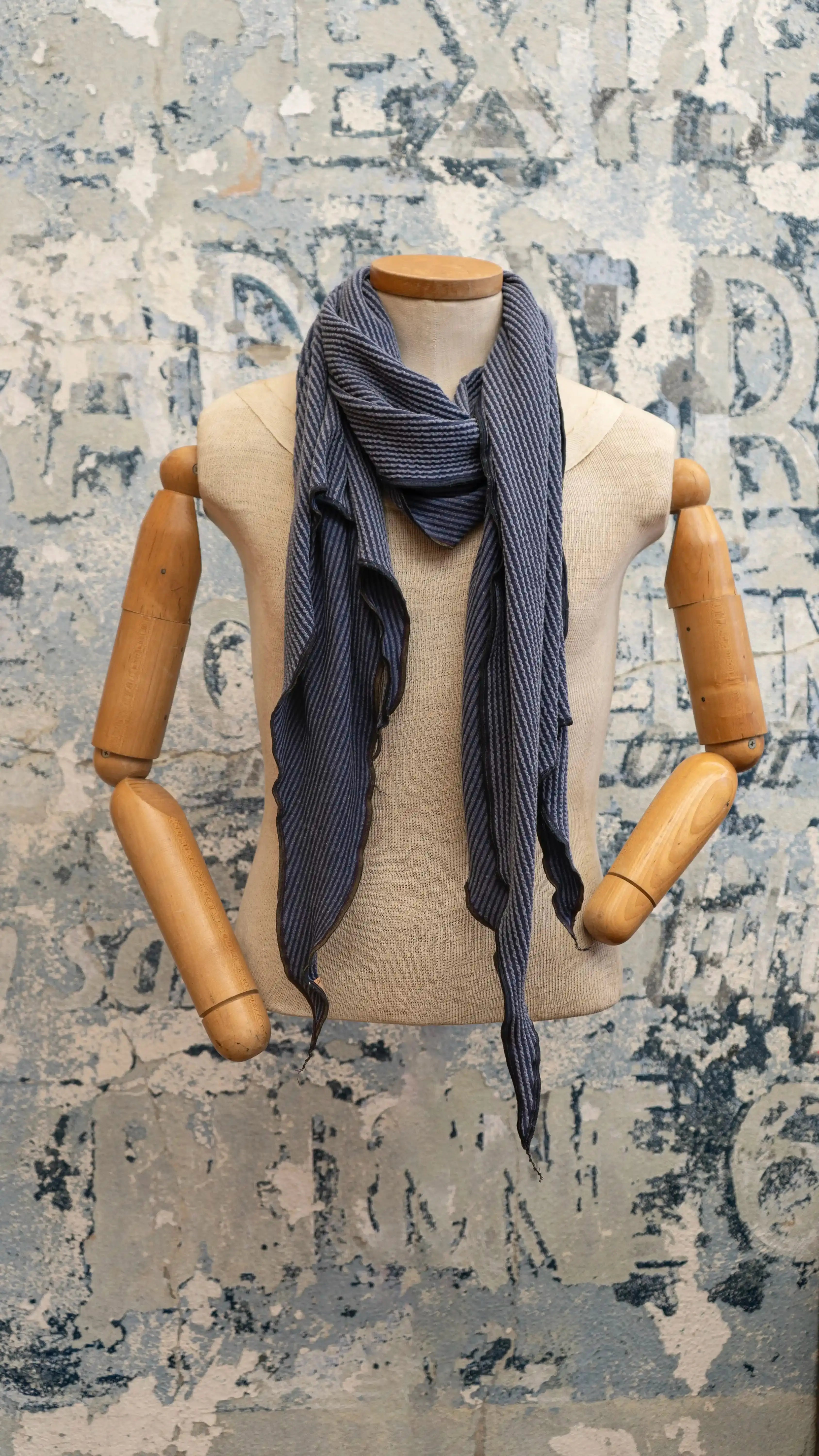 Indigo DNA Scarf