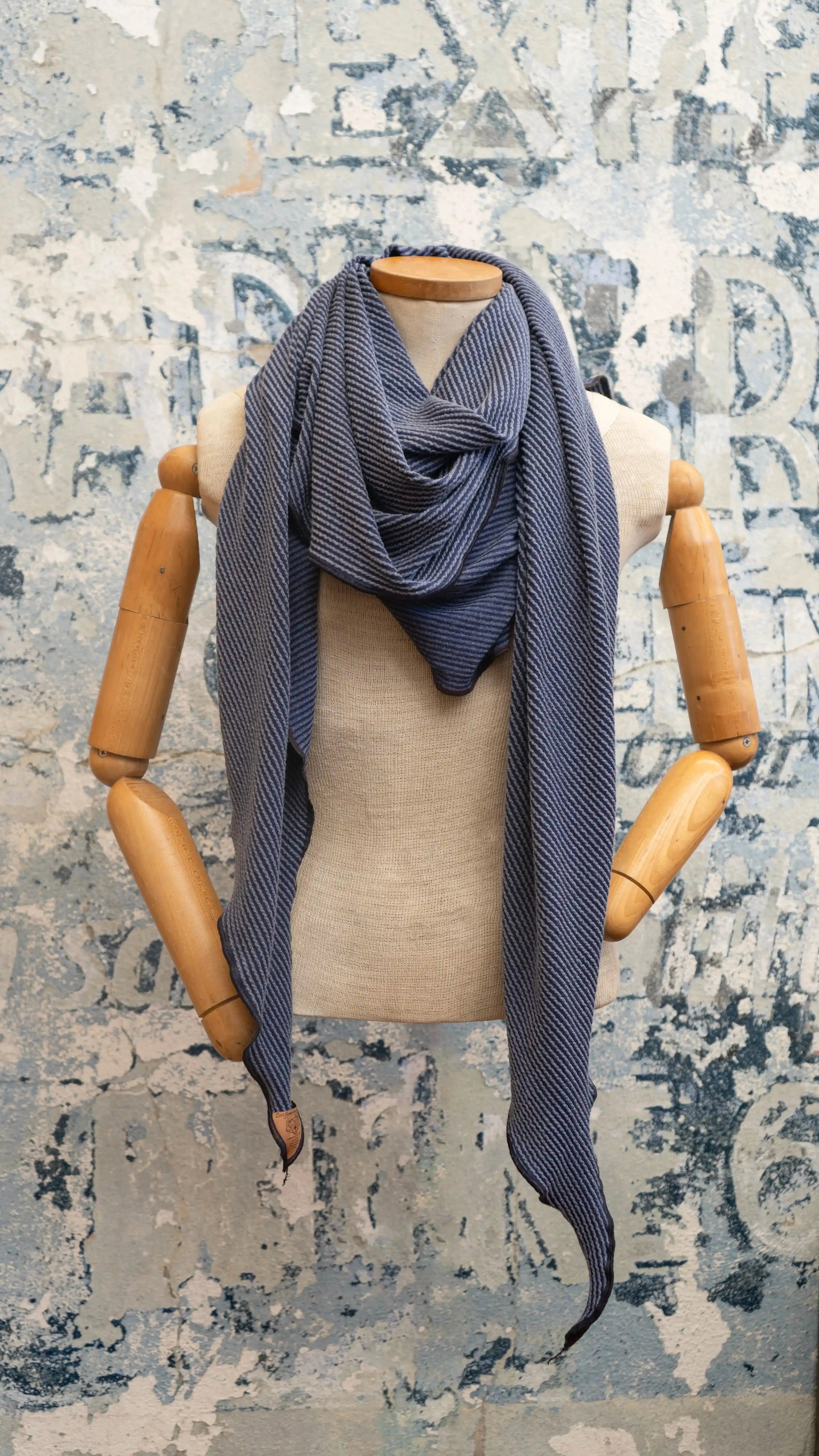 Indigo DNA Scarf