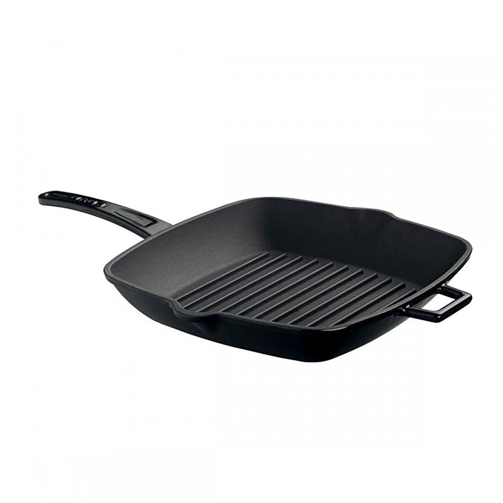 LAVA Cast Iron Rectangular Grill Pan - Durable, Versatile, and Healthy Cooking Option for Home Cooks