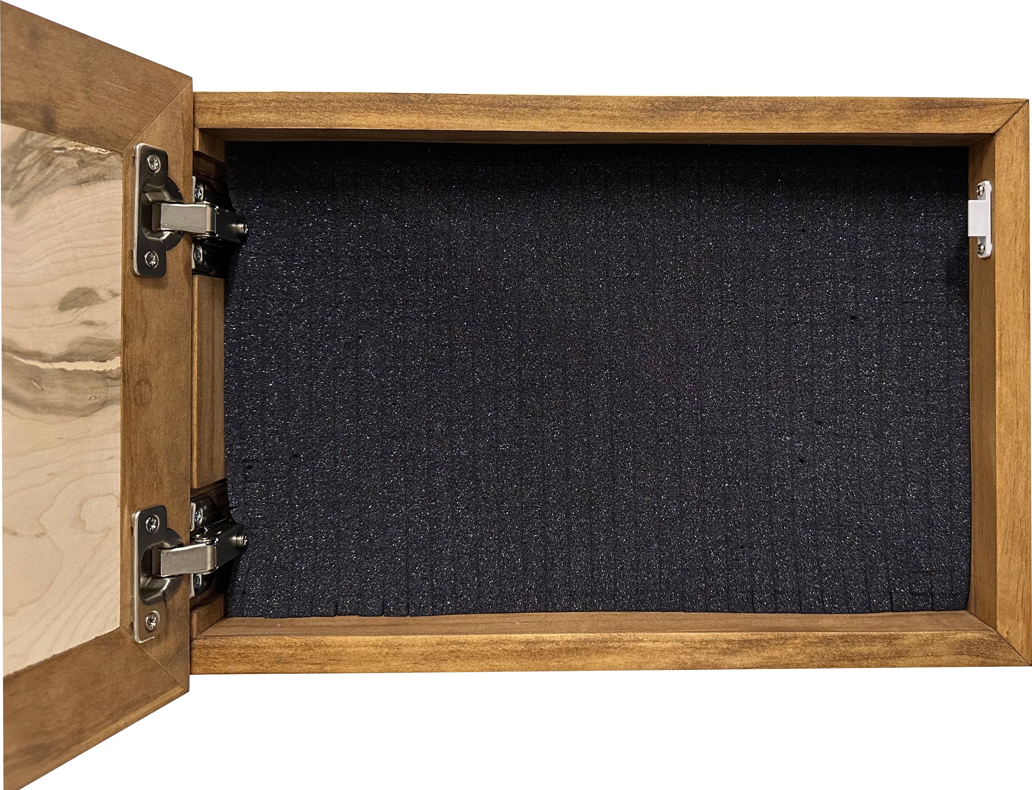 Iwo Jima Flag Raising Decorative Wall-Mounted Secure Gun Cabinet
