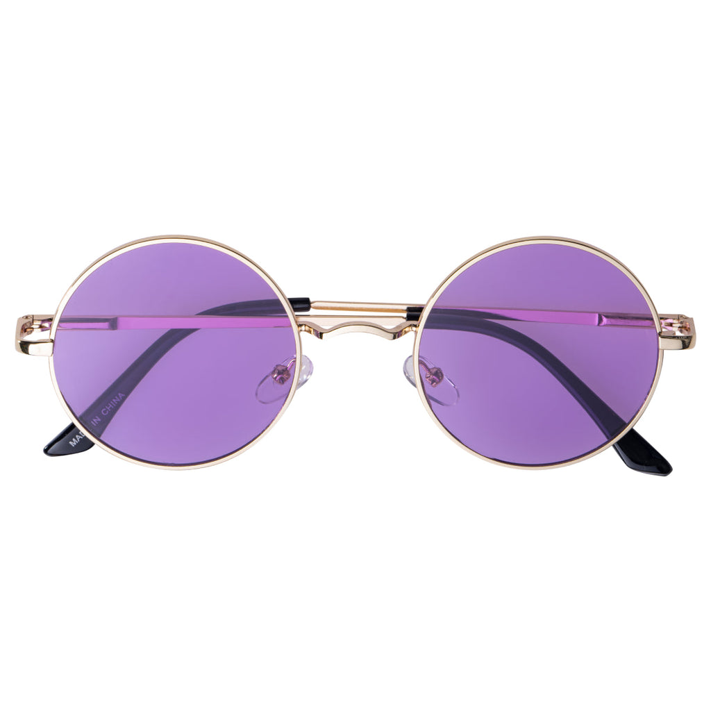 Music Singer John L Vintage Round Glasses Halloween Costume Accessory Sunglasses