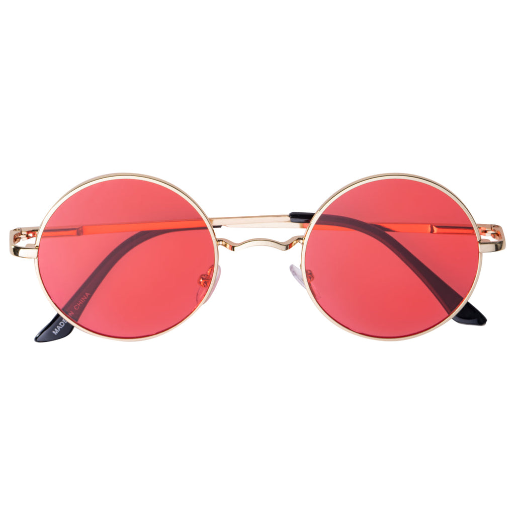 Music Singer John L Vintage Round Glasses Halloween Costume Accessory Sunglasses
