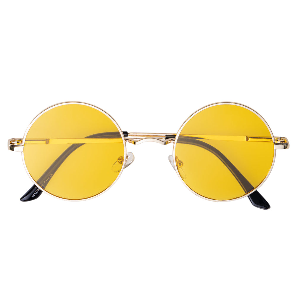 Music Singer John L Vintage Round Glasses Halloween Costume Accessory Sunglasses