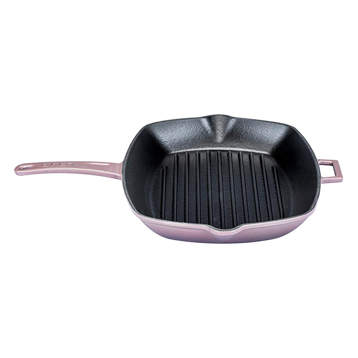 Lava Cast Iron Rectangular Grill Pan - 10.24 x 12.60 inches, Durable Enamel Coating, Versatile Cooking