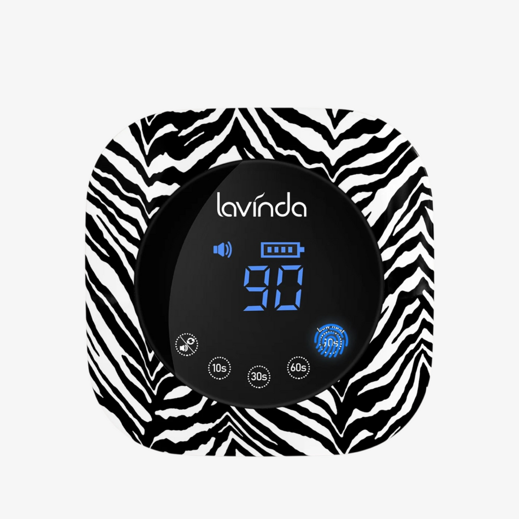 Crown™ Nail Lamp - Zebra Print - 54W Rechargeable UV/LED