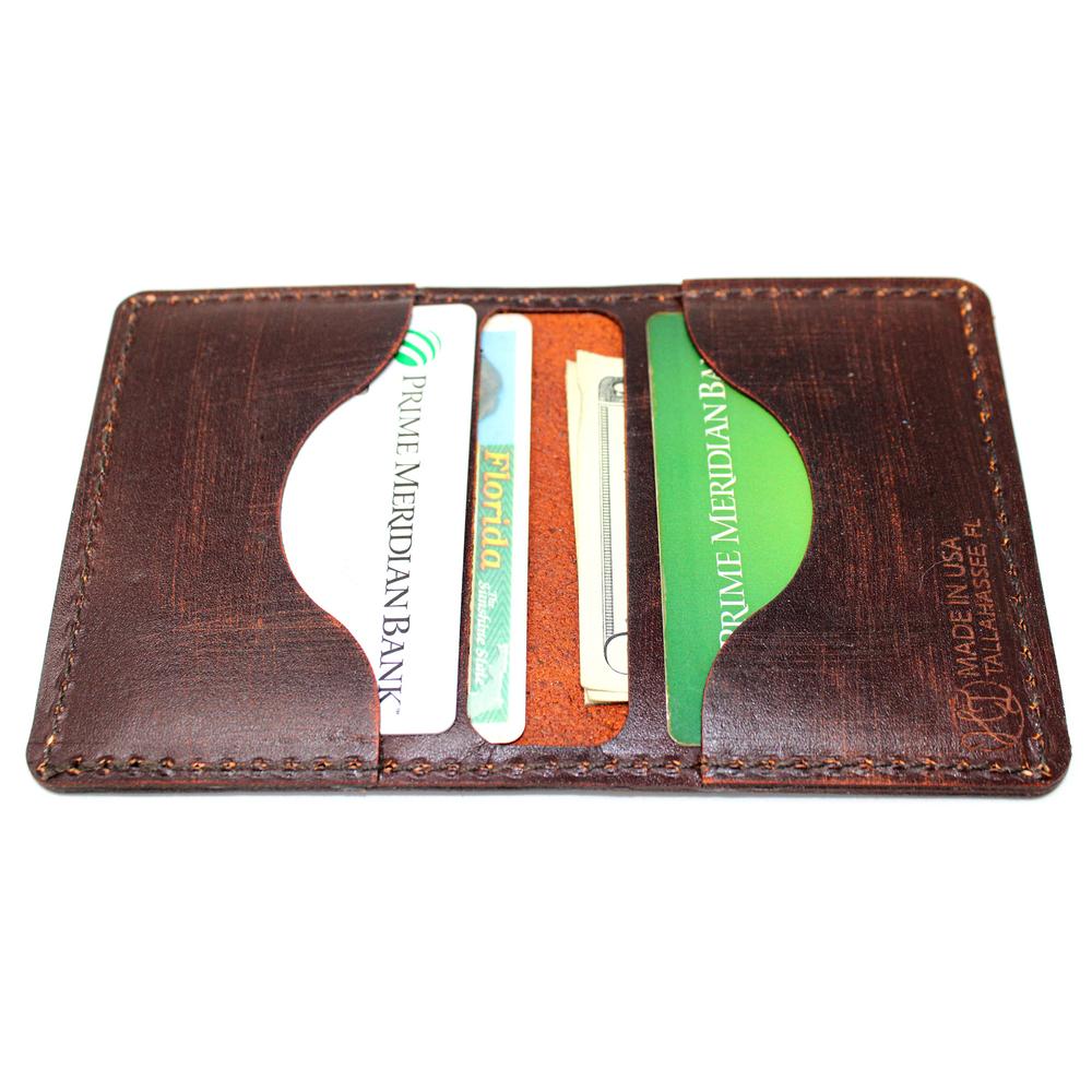 Handcrafted Leather Original Mens Wallet -  FL Inshore Slam