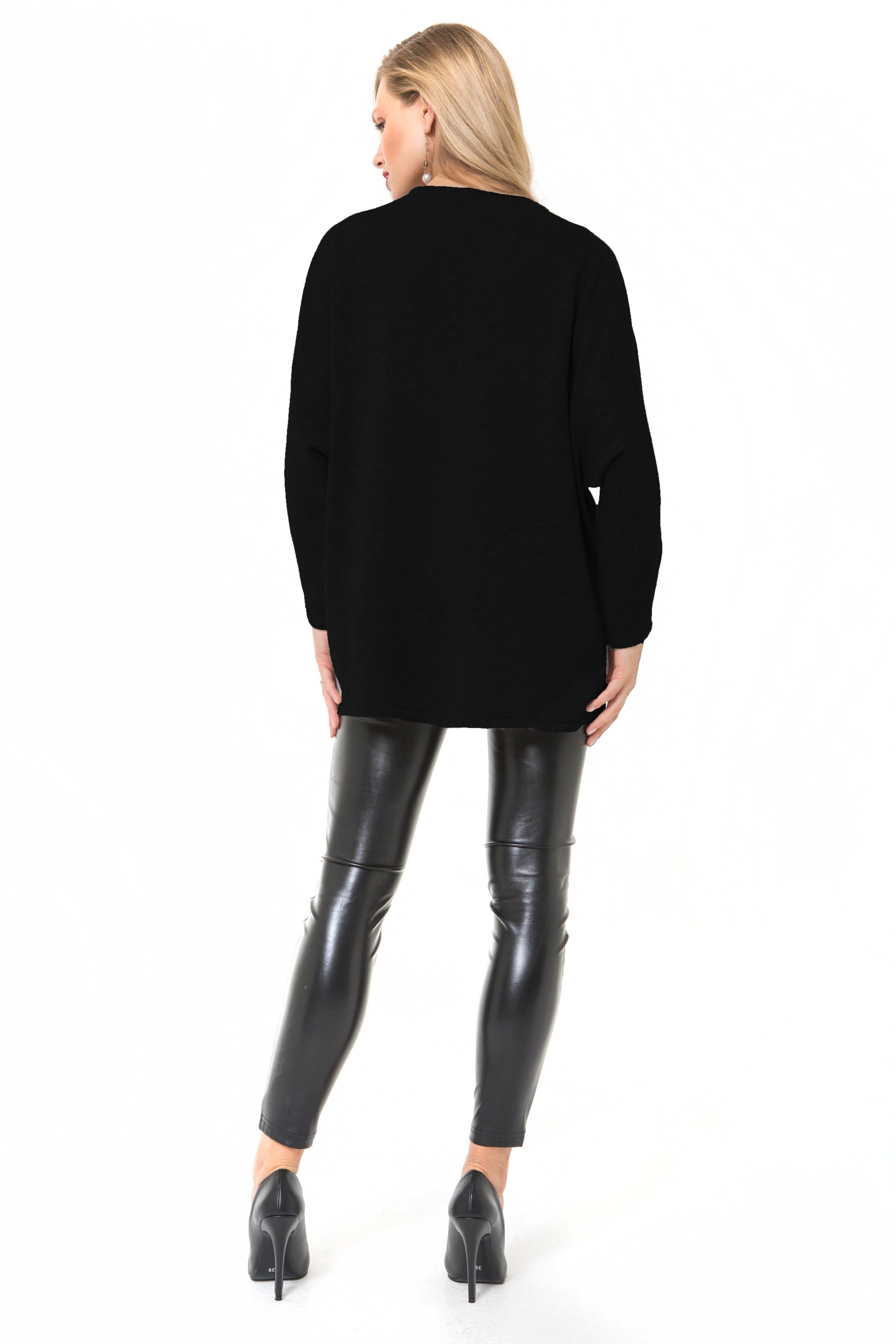 Let Loose Crossover Long Sleeve Maternity/Nursing Knit Top
