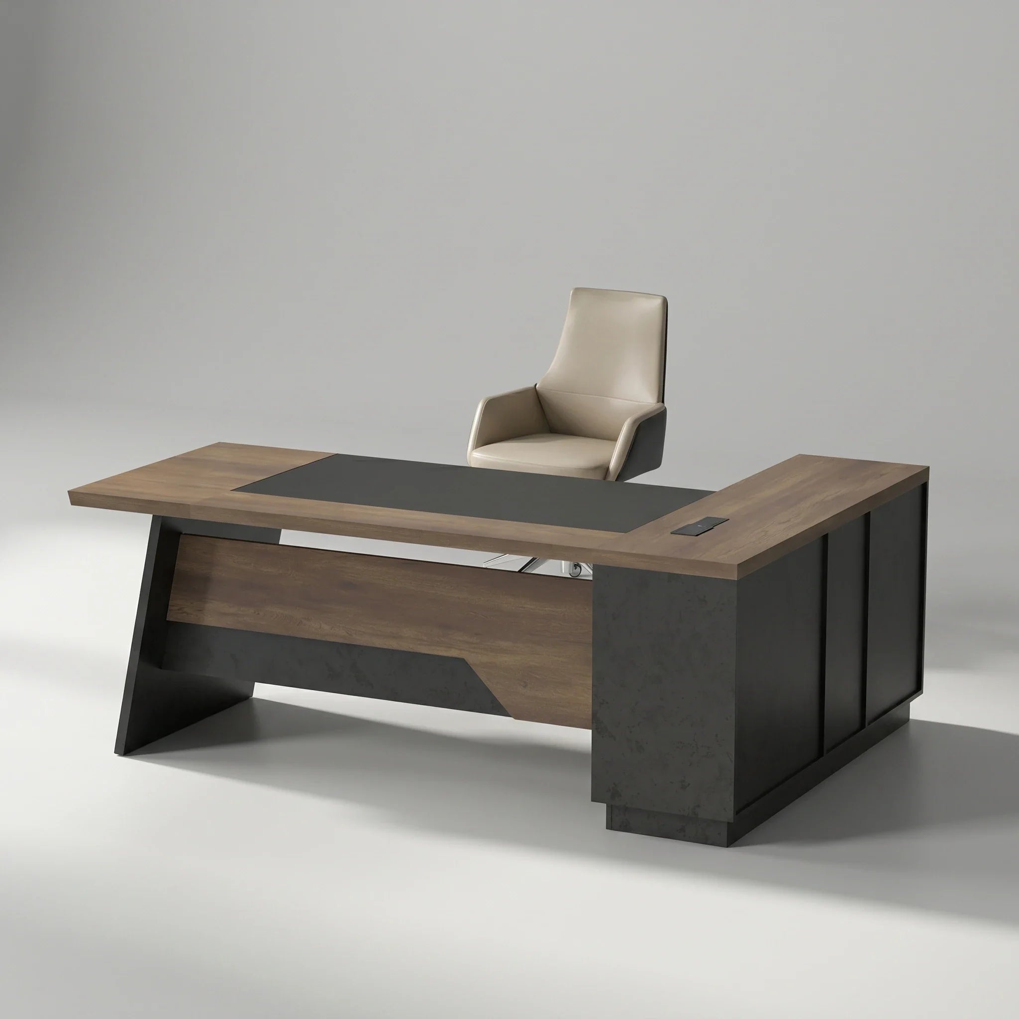 Linton · Modern L-Shaped Executive Desk