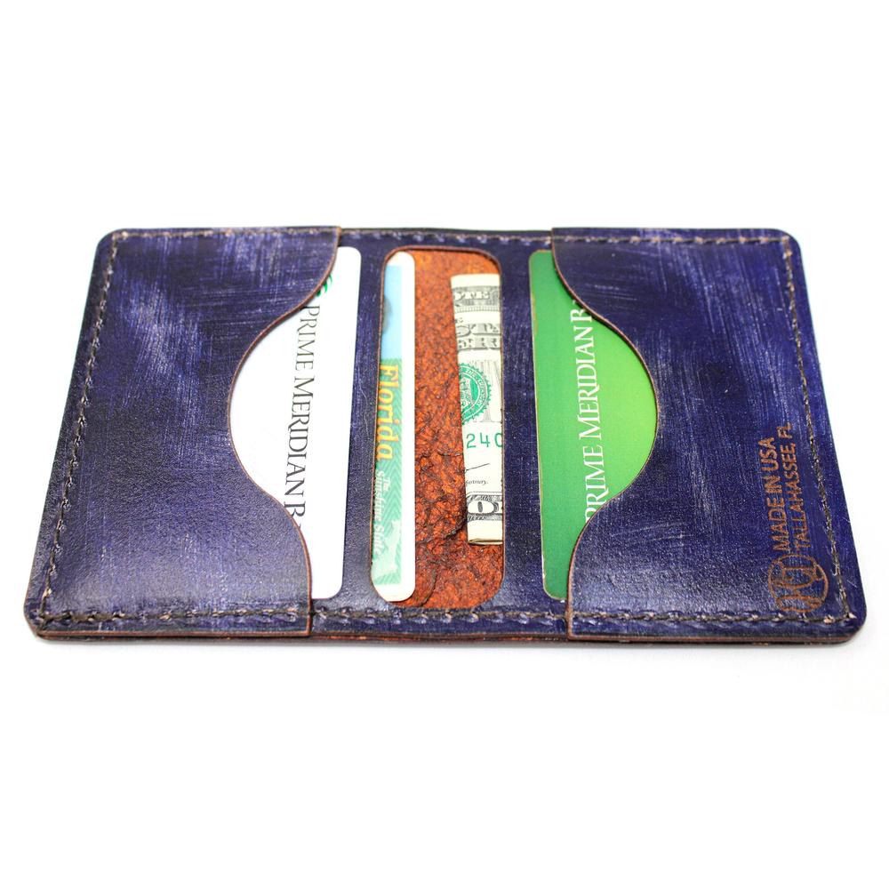 Handcrafted Leather Original Mens Wallet -  Speargun Squidy