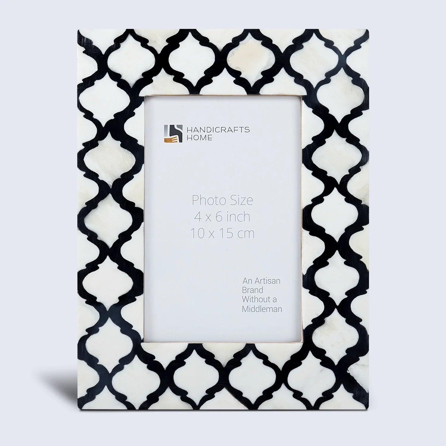 Picture Frame Moroccan Pattern Collection Bone & Resin Inlay 6 color Option– 4x6 & 5x7"
