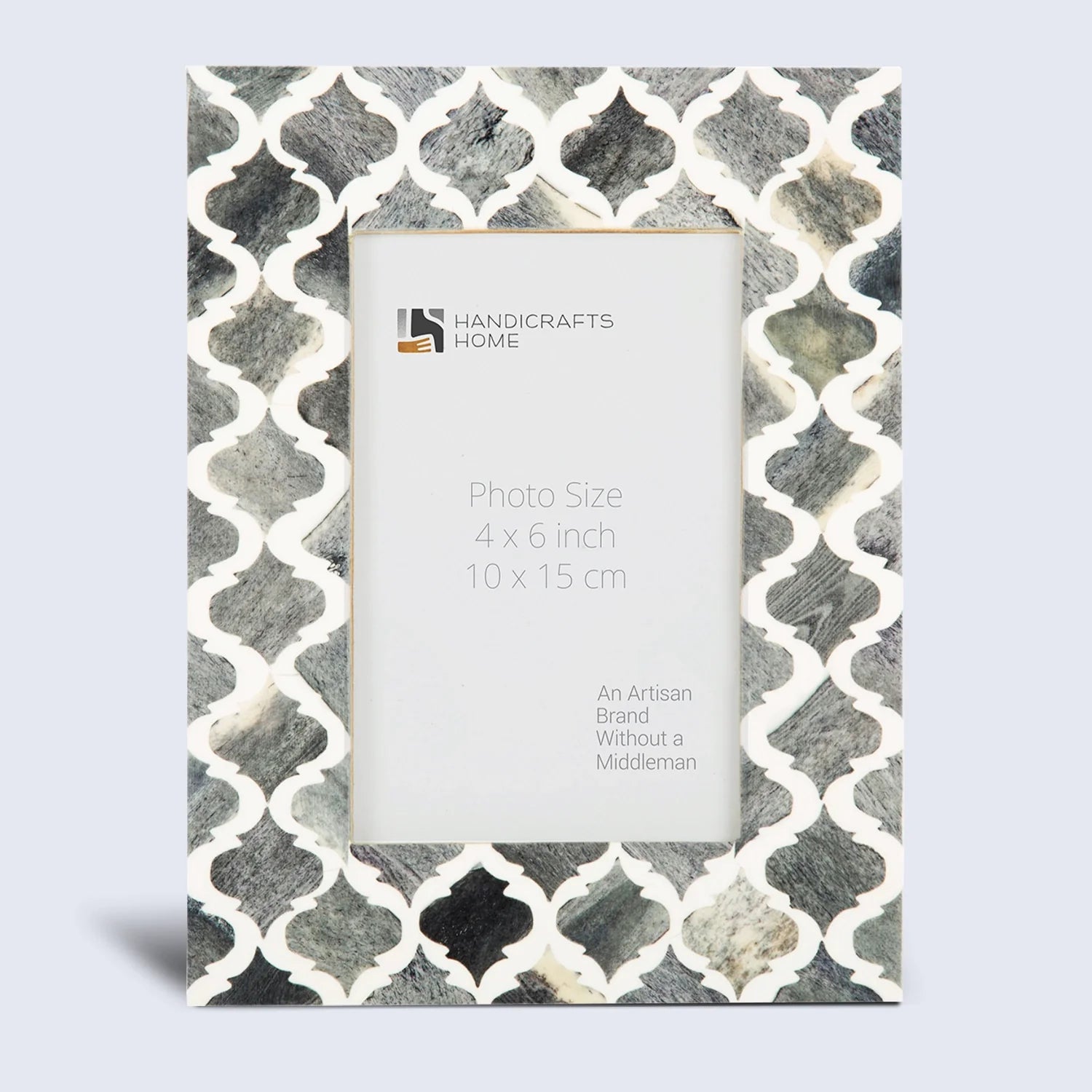 Picture Frame Moroccan Pattern Collection Bone & Resin Inlay 6 color Option– 4x6 & 5x7"