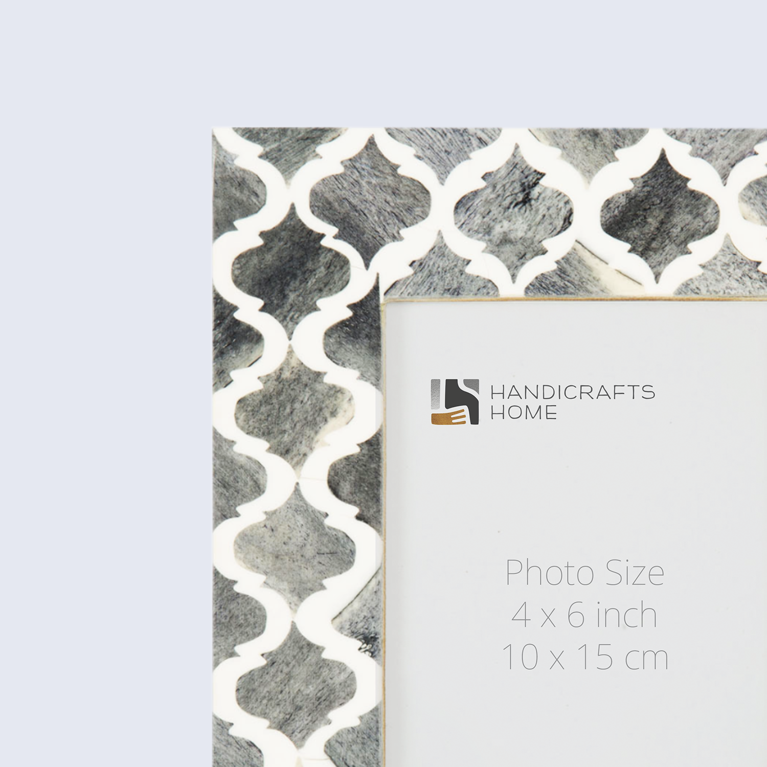 Picture Frame Moroccan Pattern Collection Bone & Resin Inlay 6 color Option– 4x6 & 5x7"