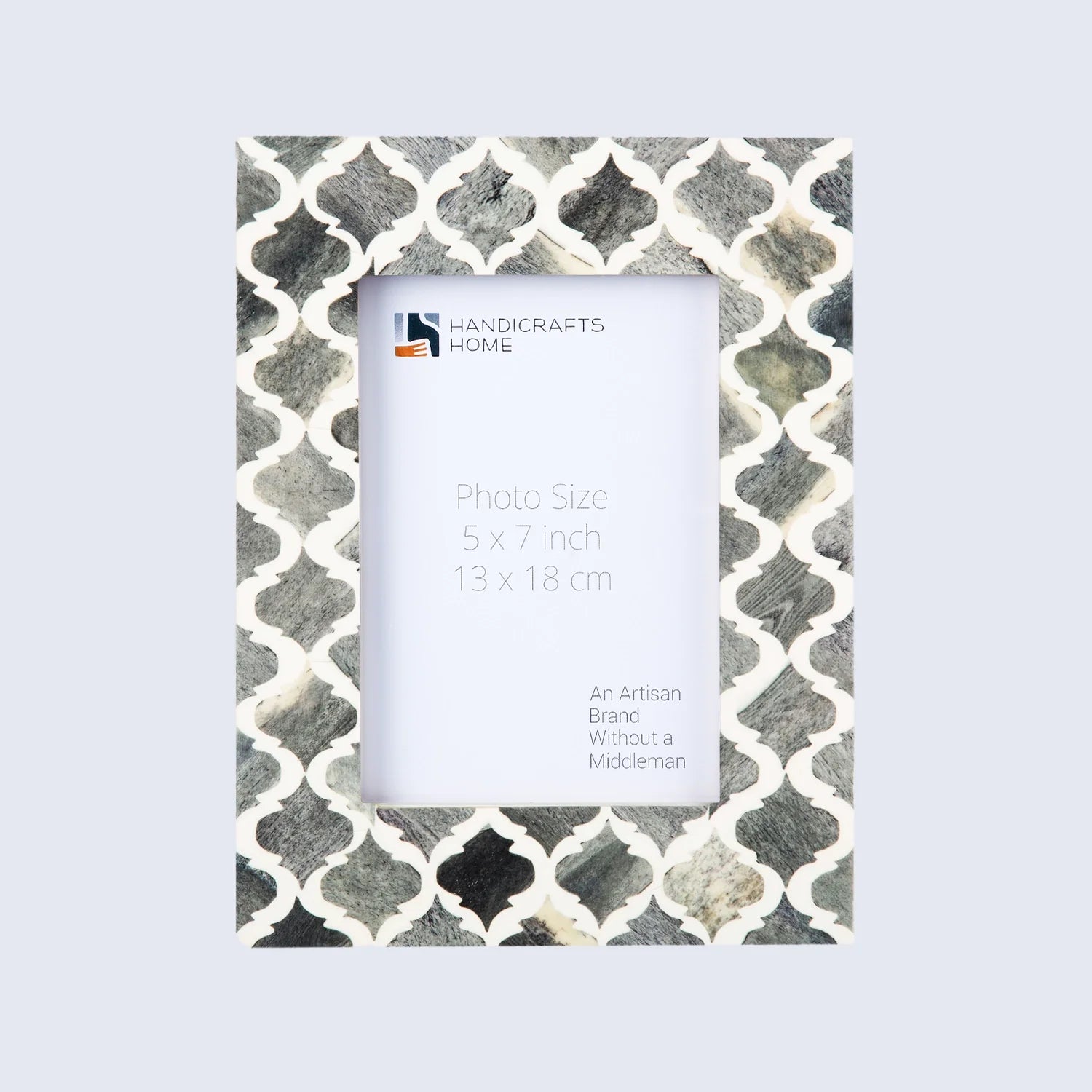 Picture Frame Moroccan Pattern Collection Bone & Resin Inlay 6 color Option– 4x6 & 5x7"