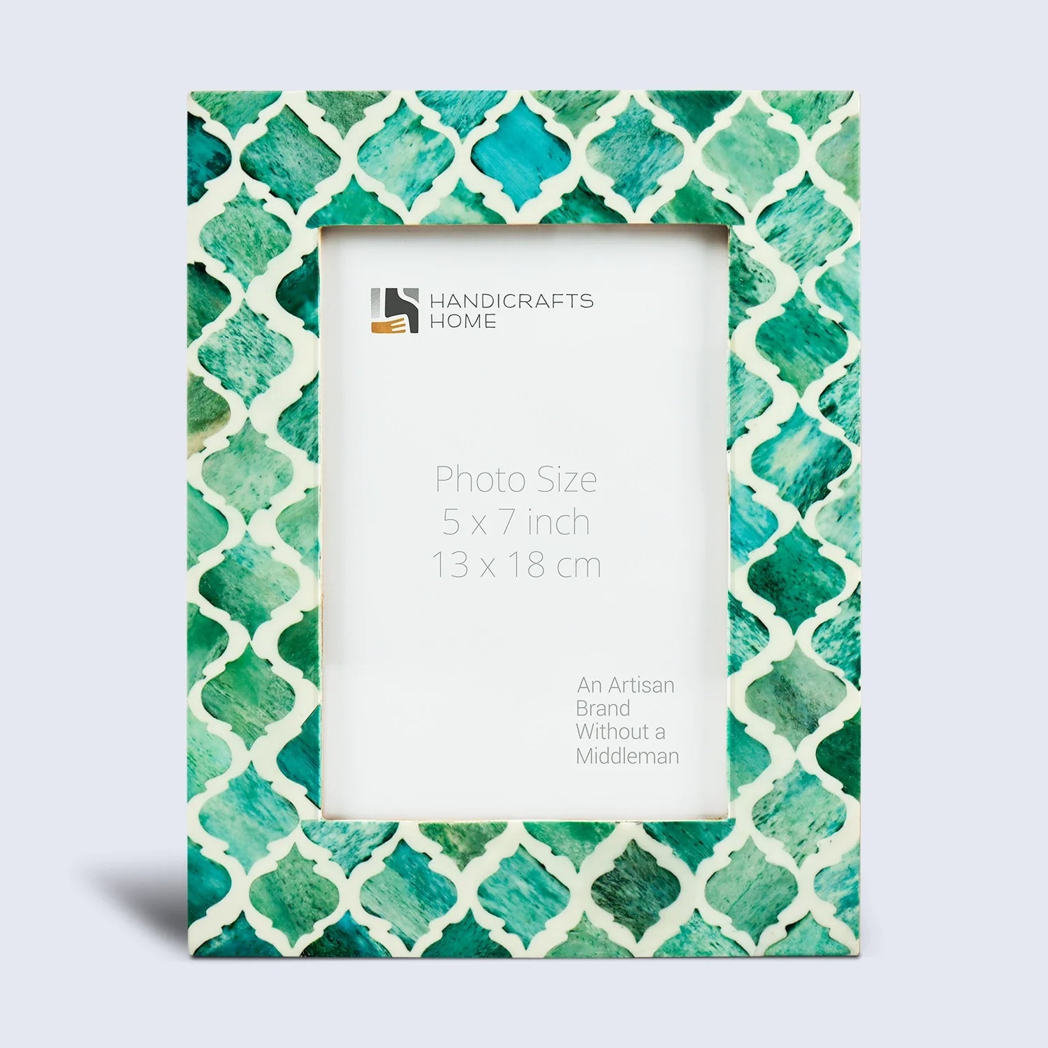 Picture Frame Moroccan Pattern Collection Bone & Resin Inlay 6 color Option– 4x6 & 5x7"