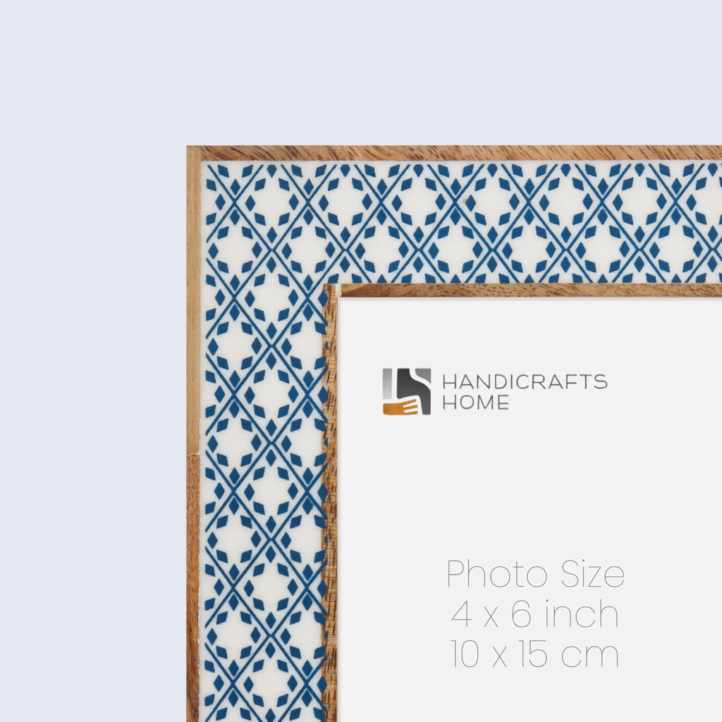 Picture Frame Rhythm Diamonds Collection Resin Inlay - 4x6, 5x7 & 8x10