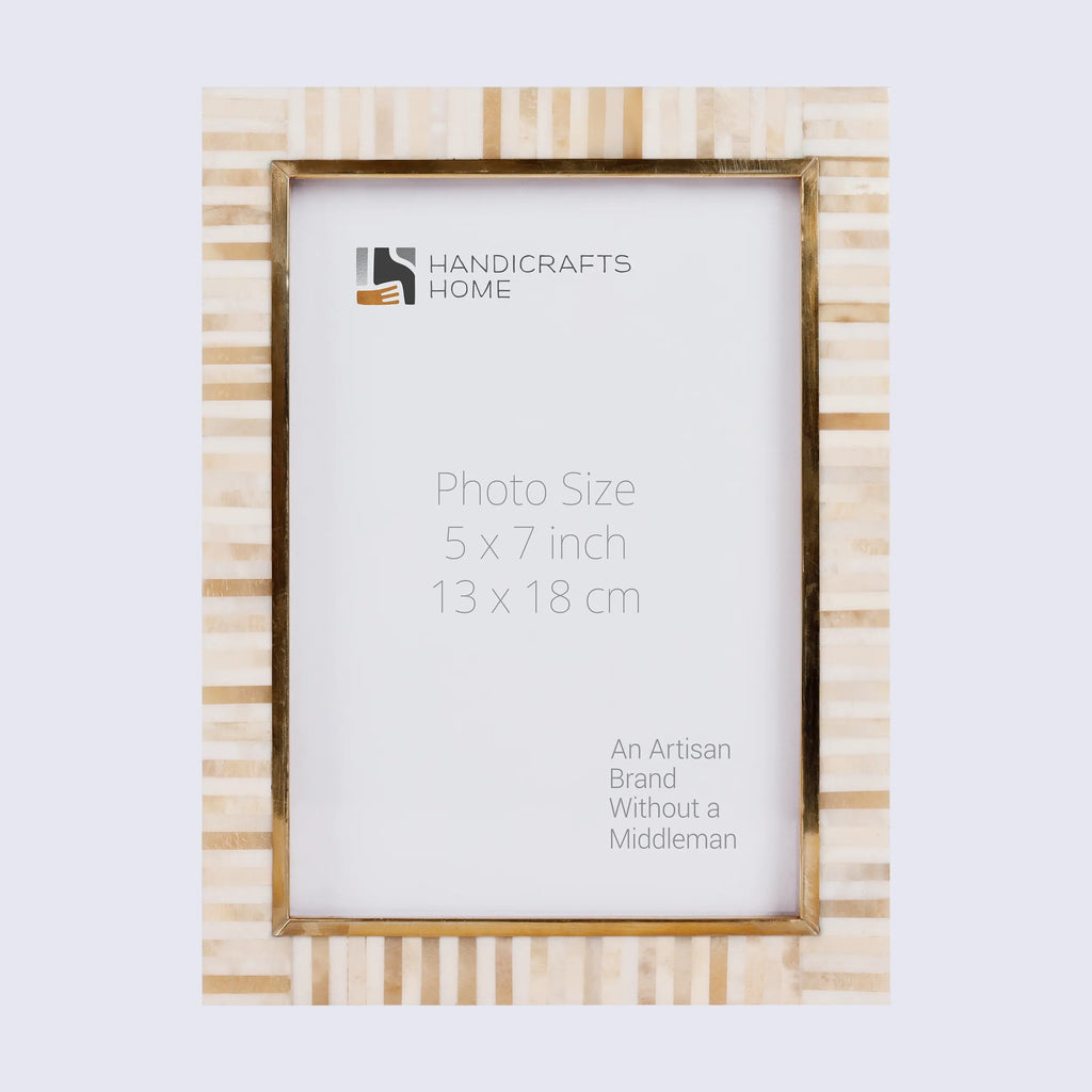 Photo Frame Halo Keys Collection Bone Inlay & Resin Multi-Color – 4x6, 5x7 & 8x10"