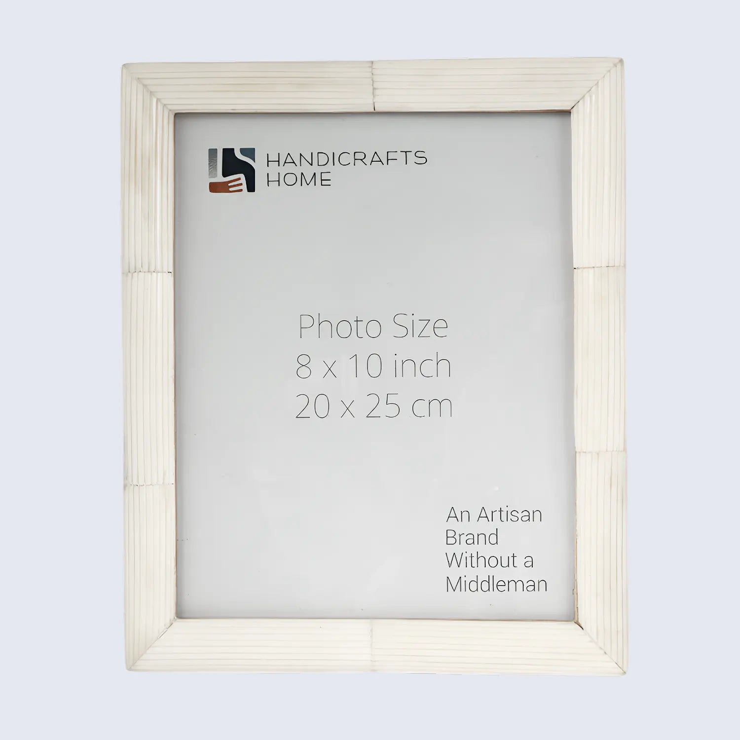 Picture Frame Hand-Carved Collection Bone Inlay White – 3 Sizes