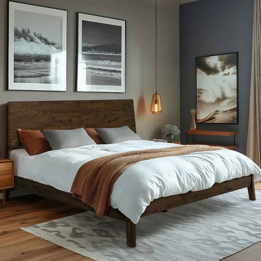 Serenity Solid Wood Bed Frame