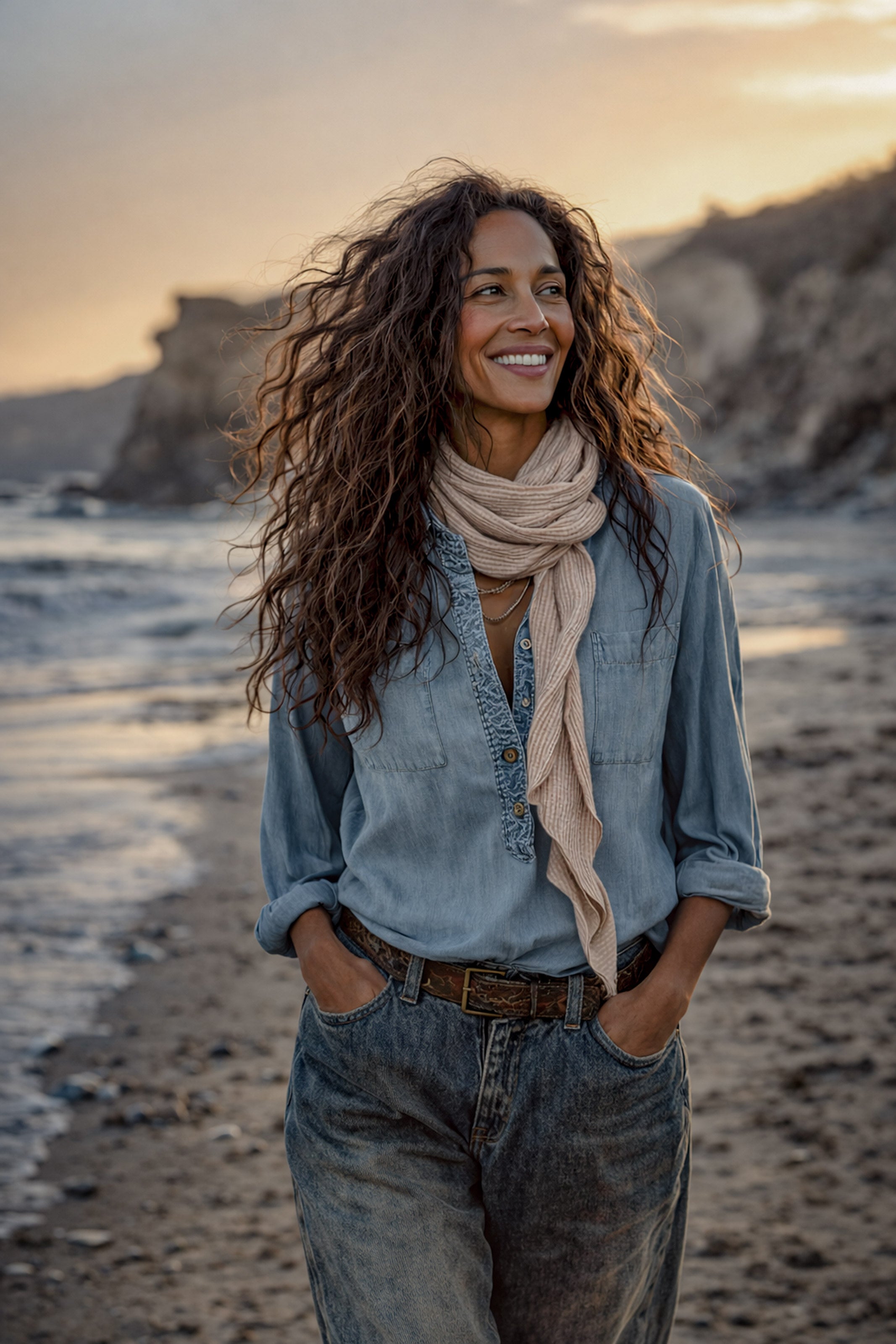 Pearl DNA Scarf
