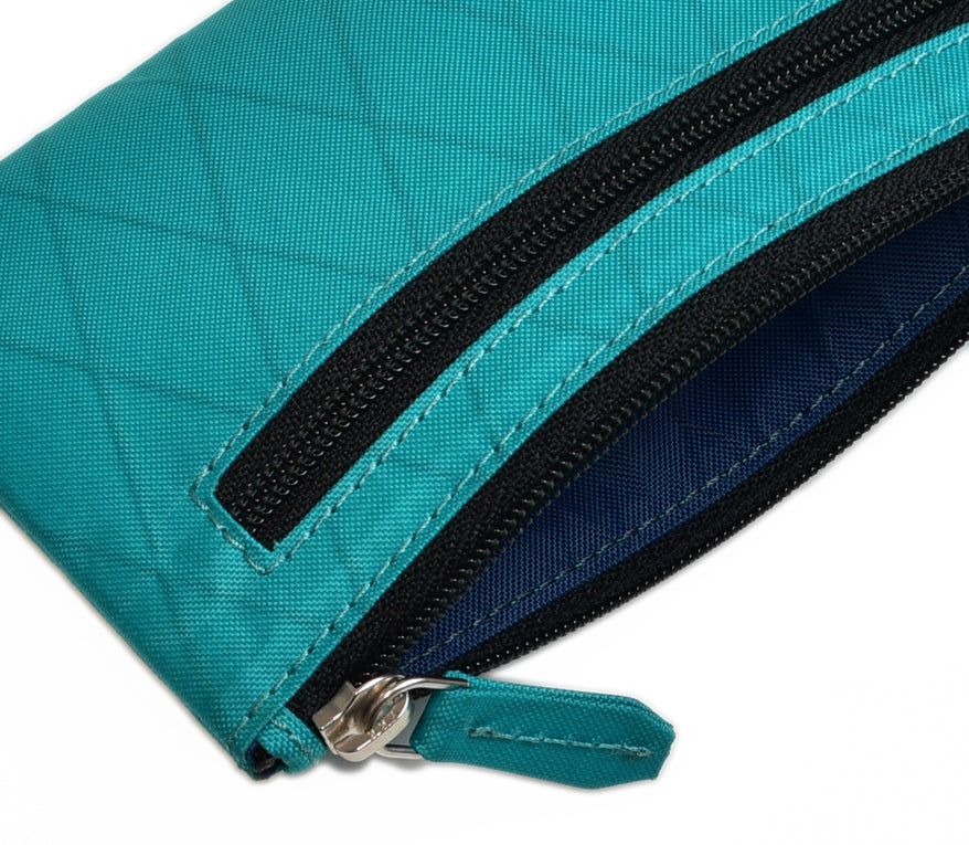 Piper 1 Pouch - 2 zip - X-Pac Teal