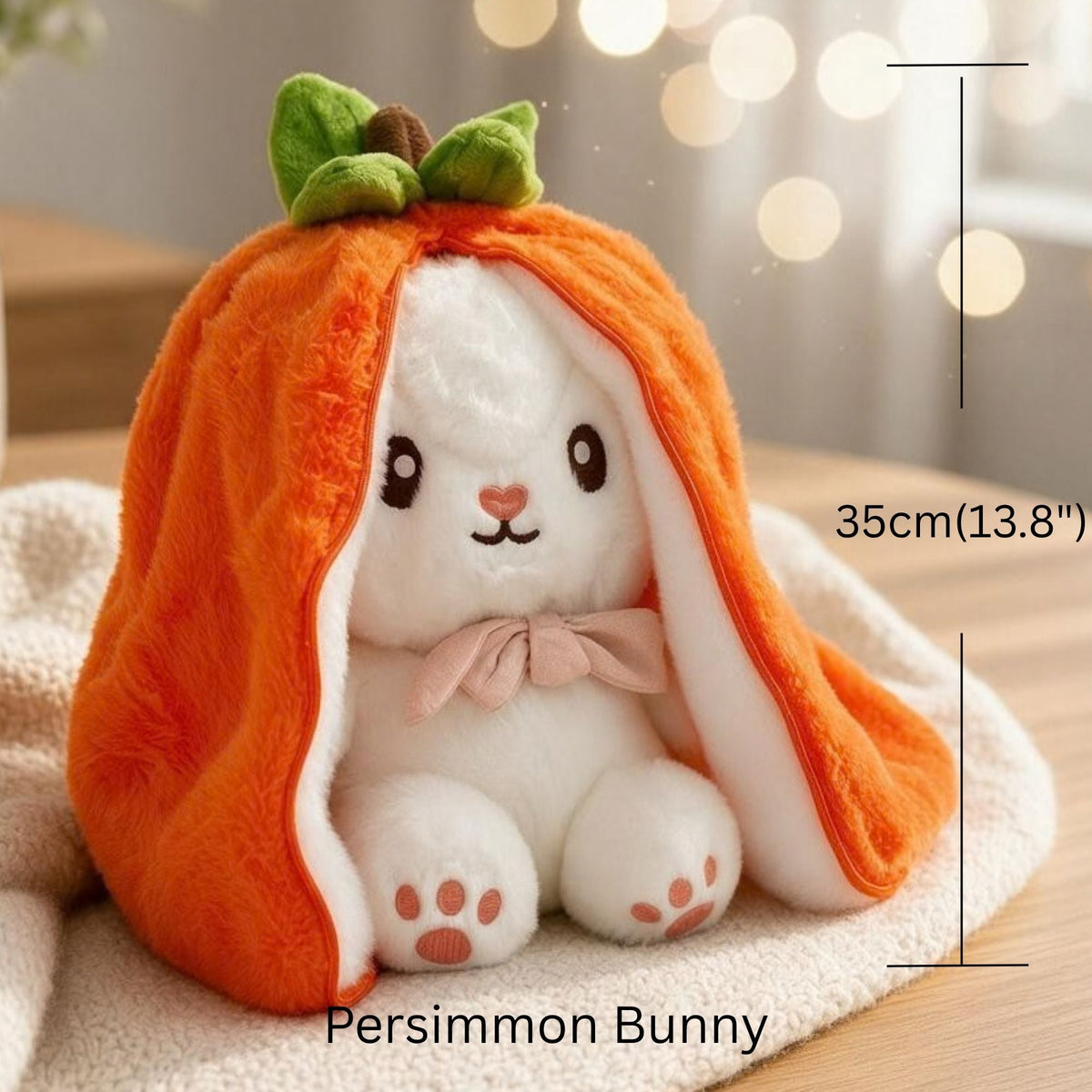 Bunny Plush with Strawberry or Carrot Design – Sweet Toy for Kids