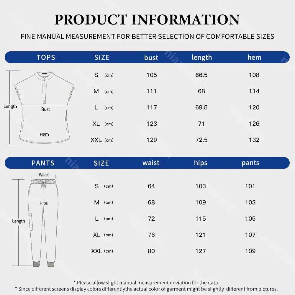 Unisex Medical Scrubs Set - Doctor/Nurse Uniforms